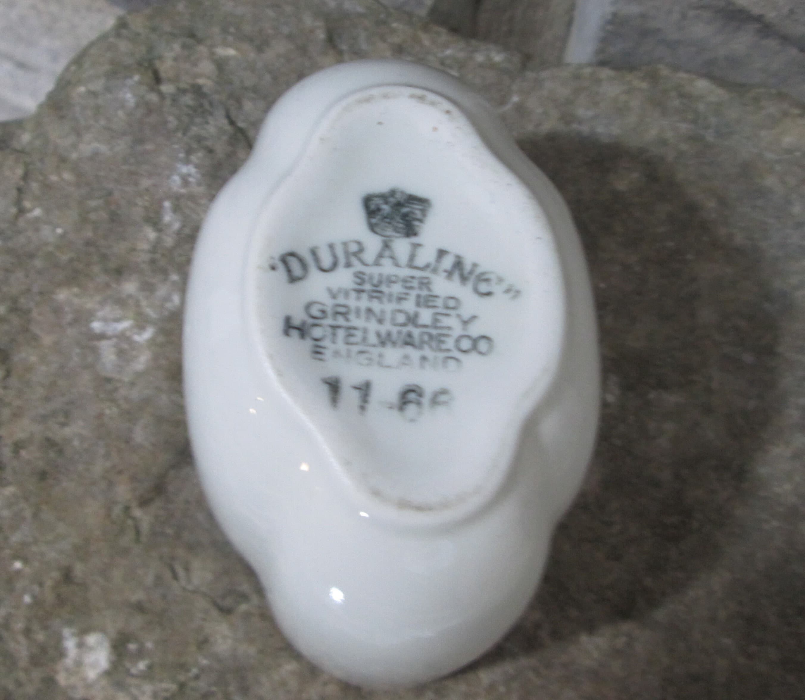 Vintage Grindley Restaurant Ware Open Sugar Bowl Chicago Ambassador Pump Room, Sarah Siddons - Thumbnail 2