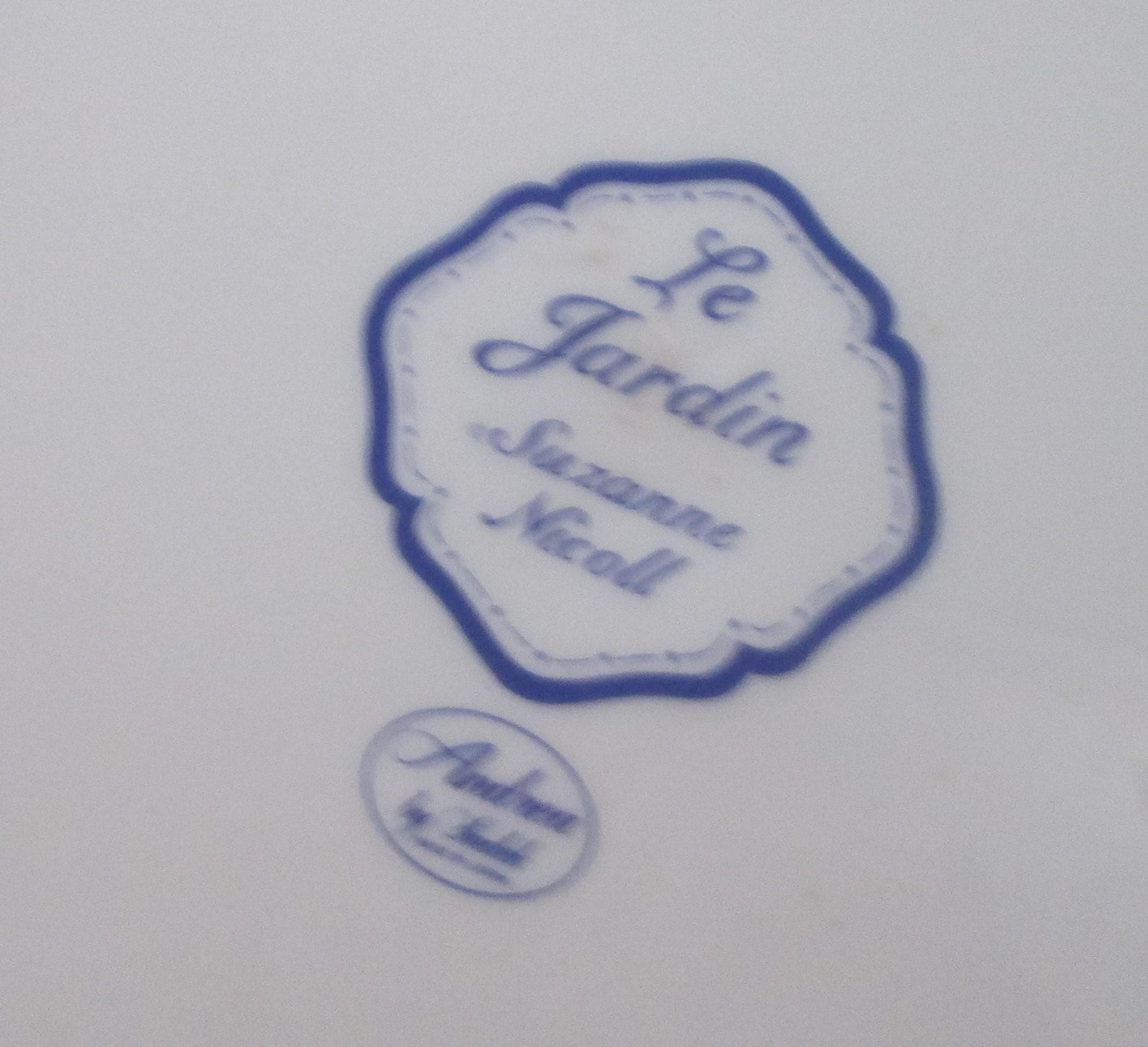 Vintage Andrea of Sadek Le Jardin by Suzanne Nicoll Artichoke Plate - Thumbnail 2