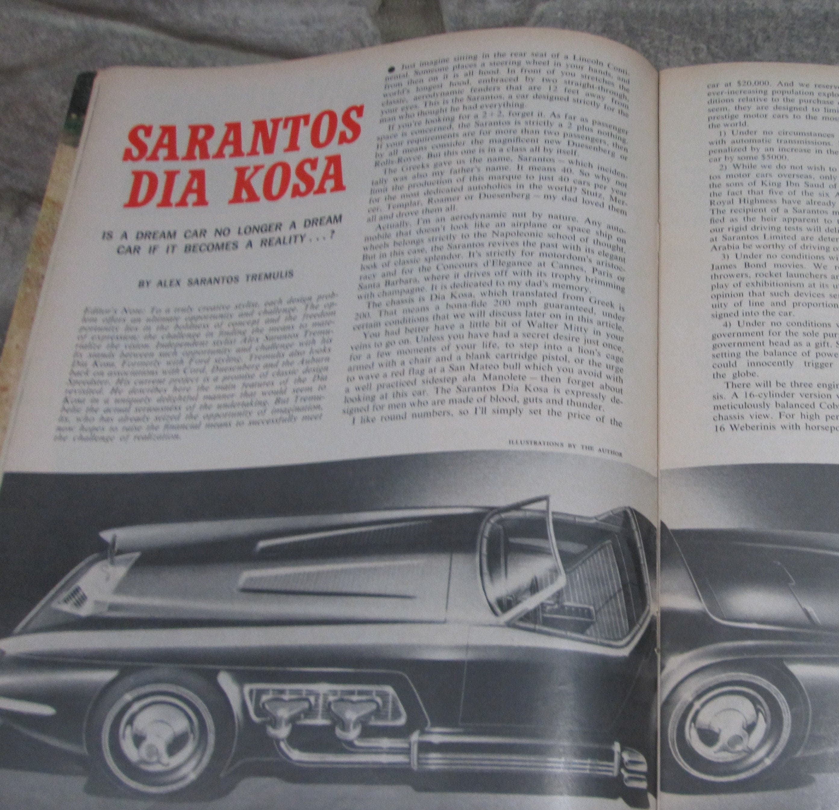 Vintage Motor Trend April 1966 Car Magazine, Special Styling Issue - Thumbnail 5