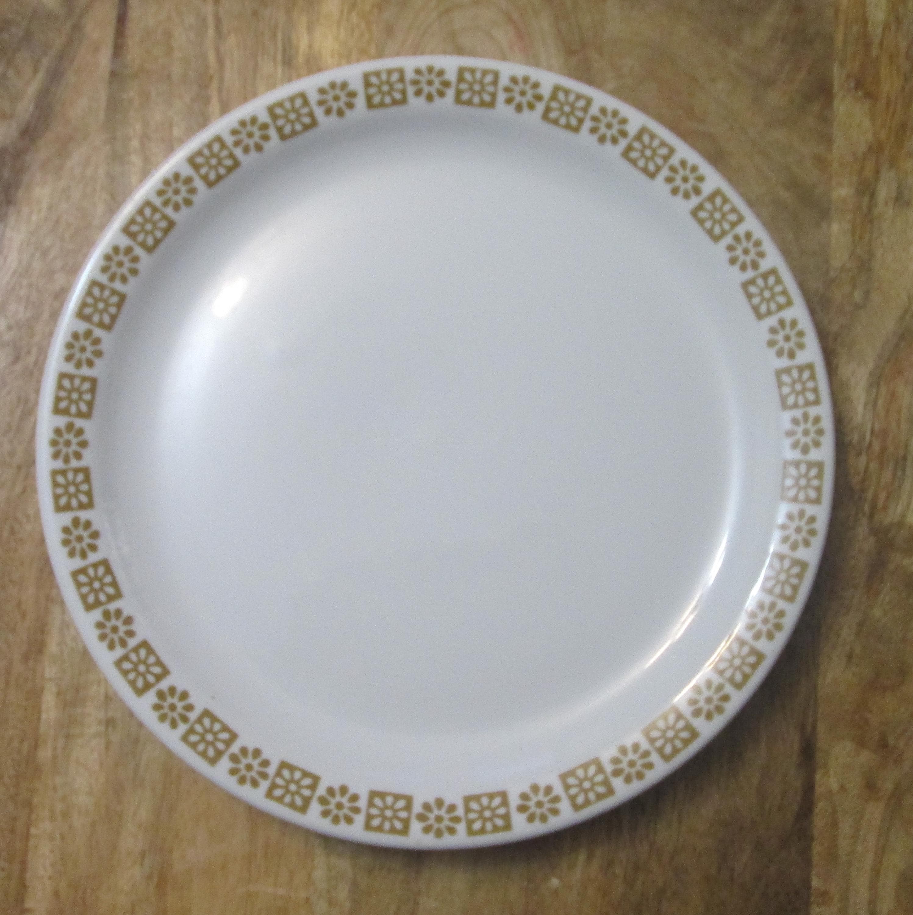 Vintage Shenango China Goldenrod Flower Pattern Restaurant Ware Plate