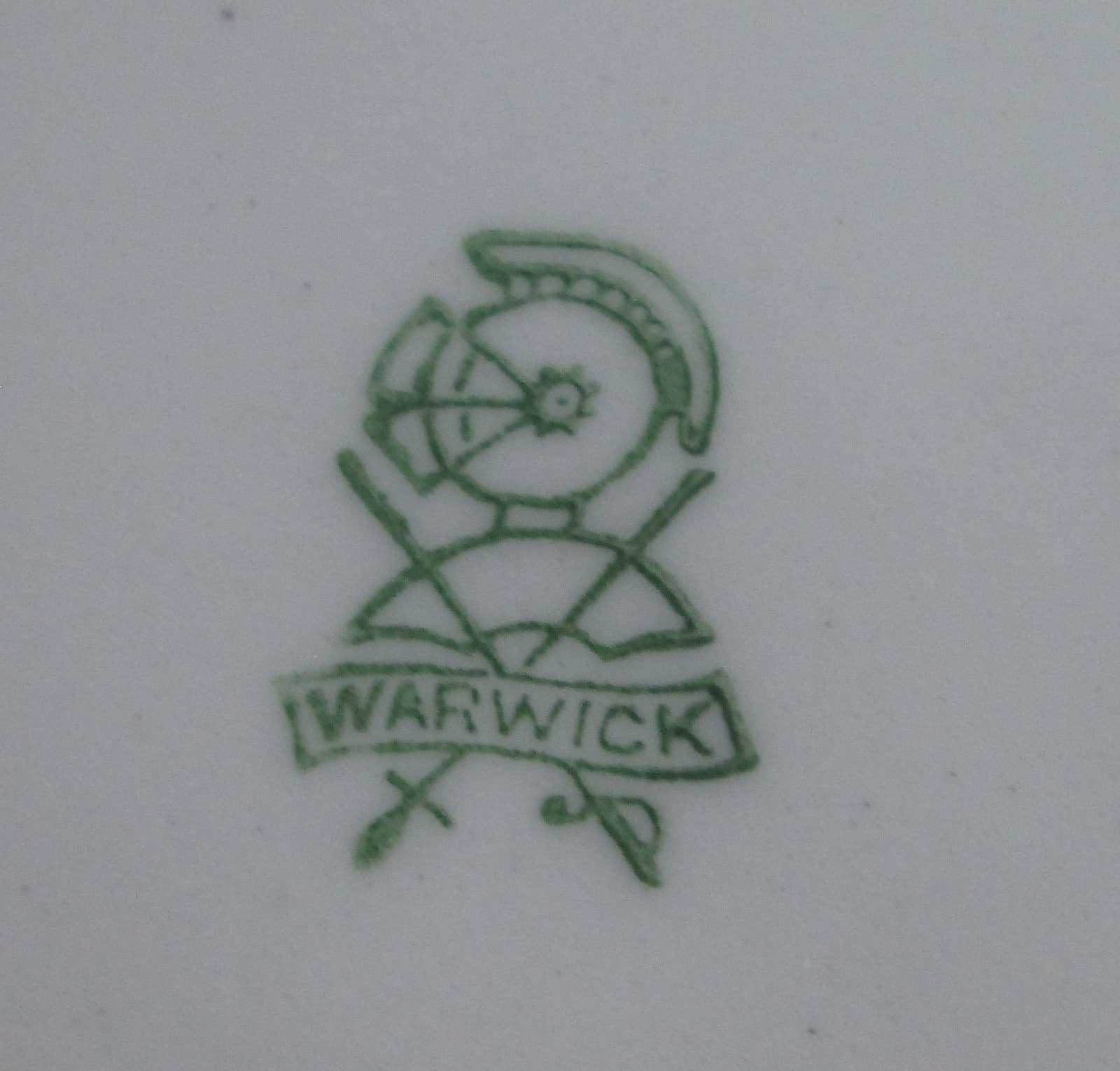 Vintage Warwick China Restaurant Ware Plate SFLC ? - Thumbnail 2