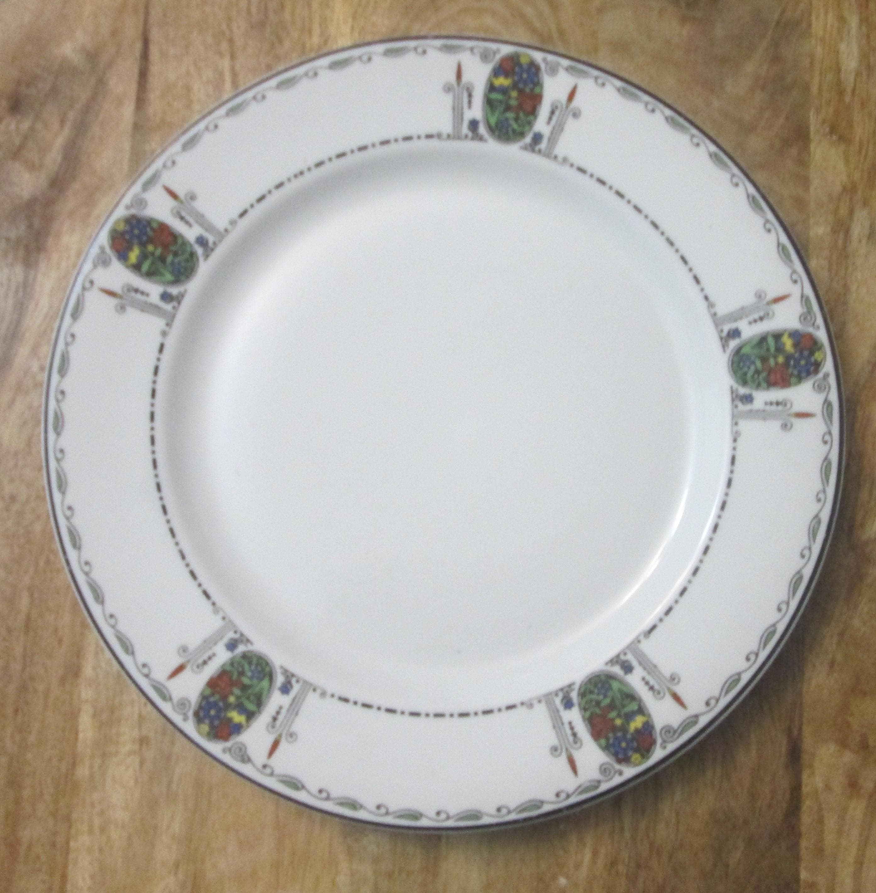 O.P. Co. Syracuse China Rosemont Pattern Plate