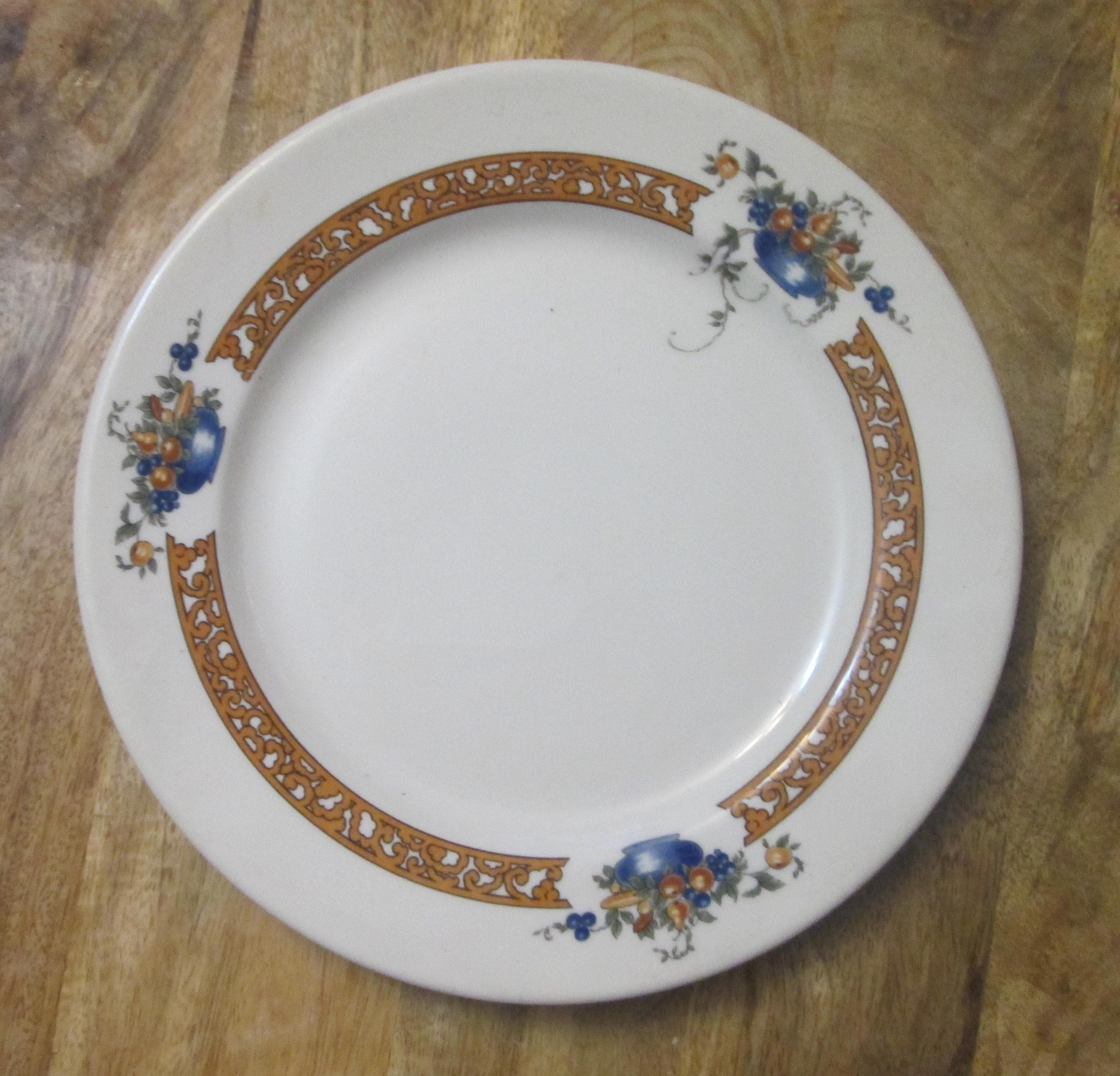 Vintage Syracuse China Old Ivory Dolores Pattern Restaurant Ware Bread Plate