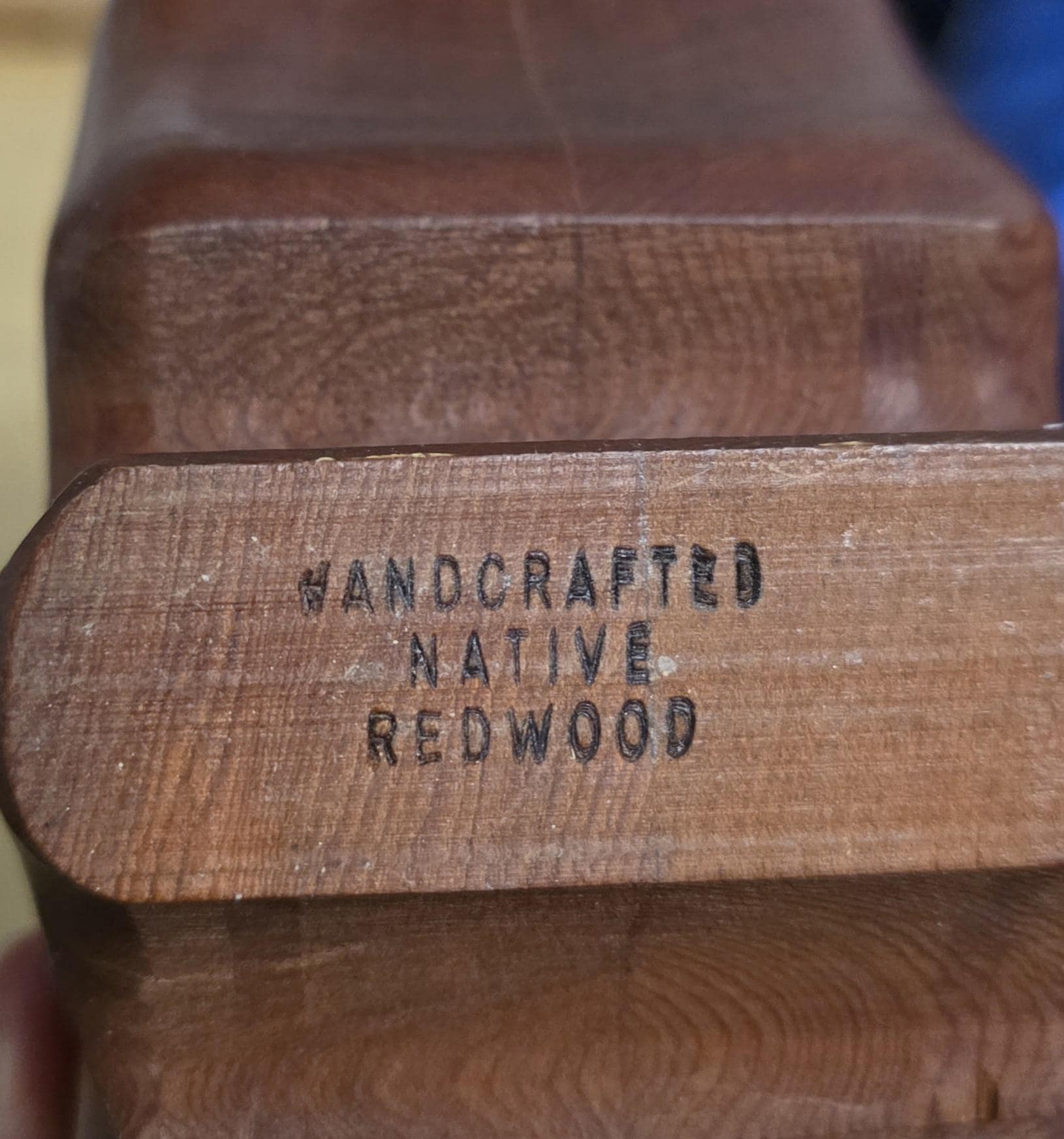 Vintage Fred Buss Redwood Puzzle Trinket Box - Thumbnail 2