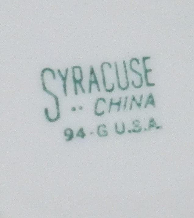 Vintage Syracuse China Restaurant Ware Red Airbrushed Bowl, 1965 - Thumbnail 3