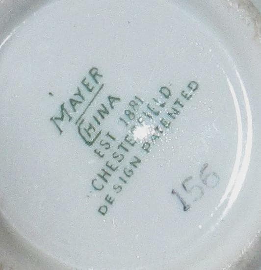 Vintage Mayer China Chesterfield Pattern Restaurant Ware Coffee Cup - Thumbnail 2