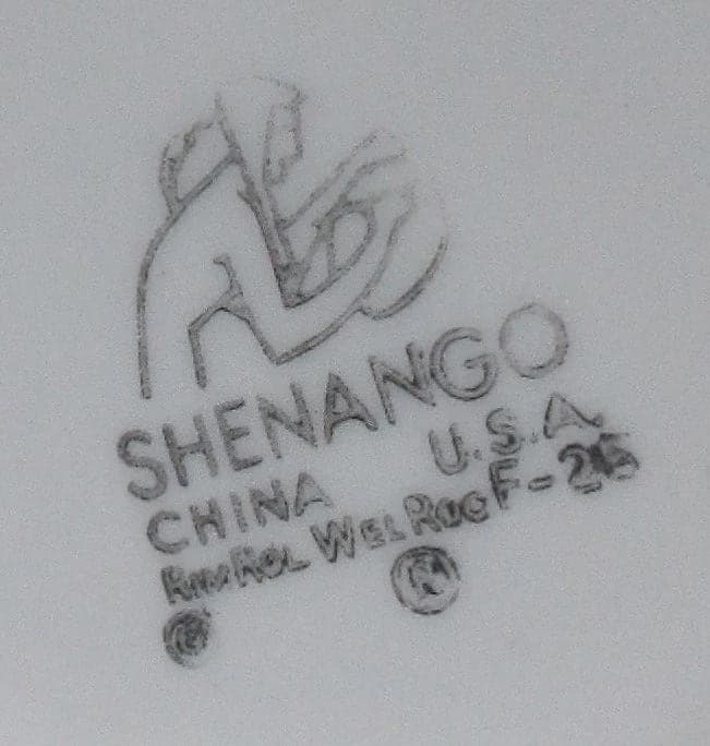 Vintage Shenango China Restaurant Ware Laurentian Pattern Bread Plate - Thumbnail 3
