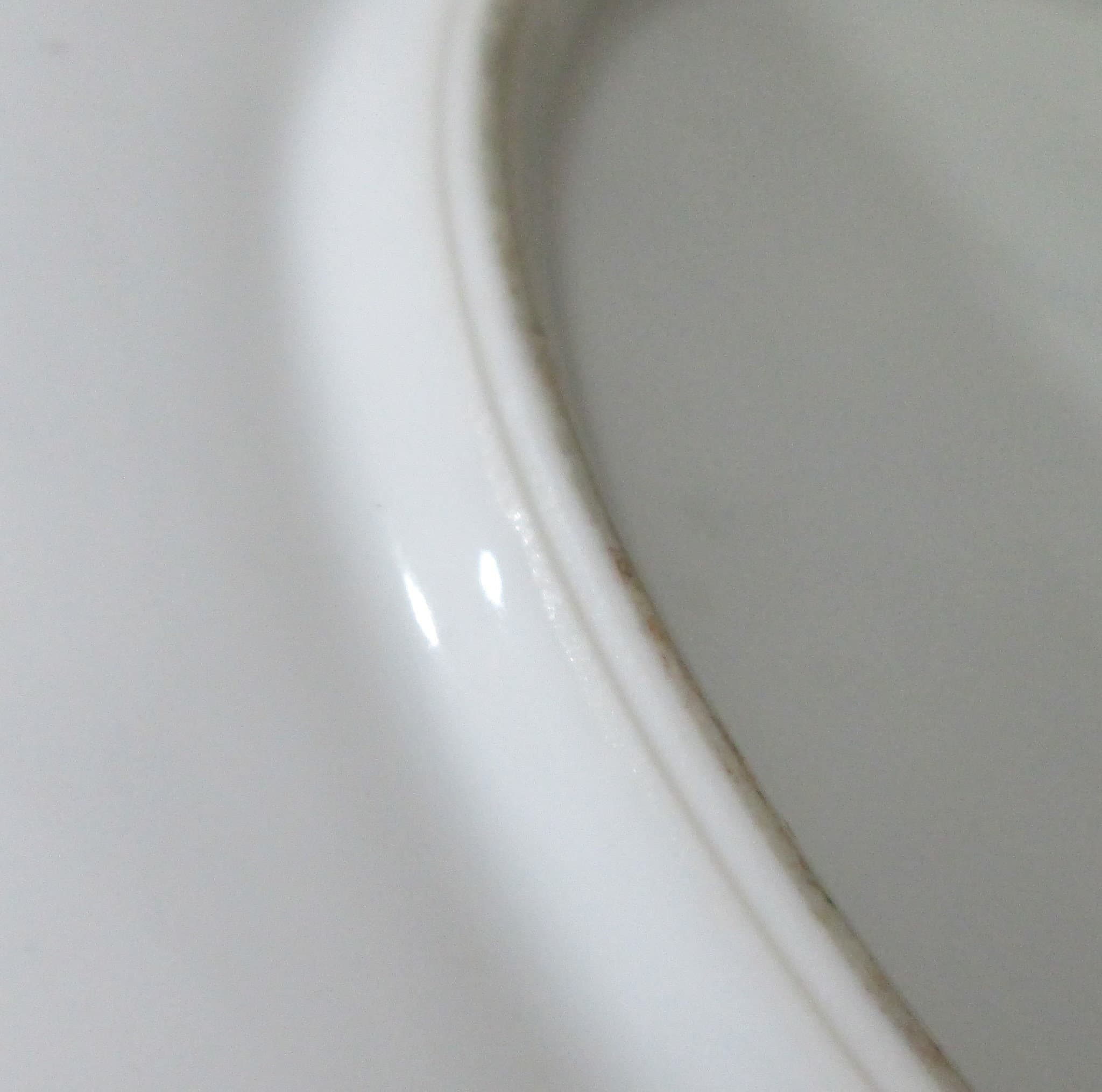 Vintage Blue & White Chinese Boys Bowl - Thumbnail 3