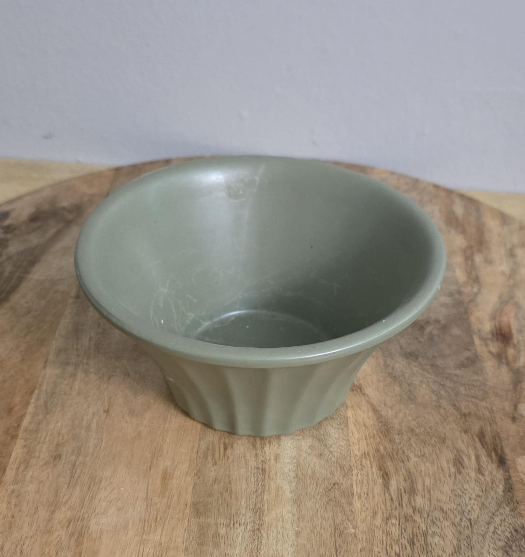 Vintage Green Glaze Econo-Line Floraline Planter - Thumbnail 2