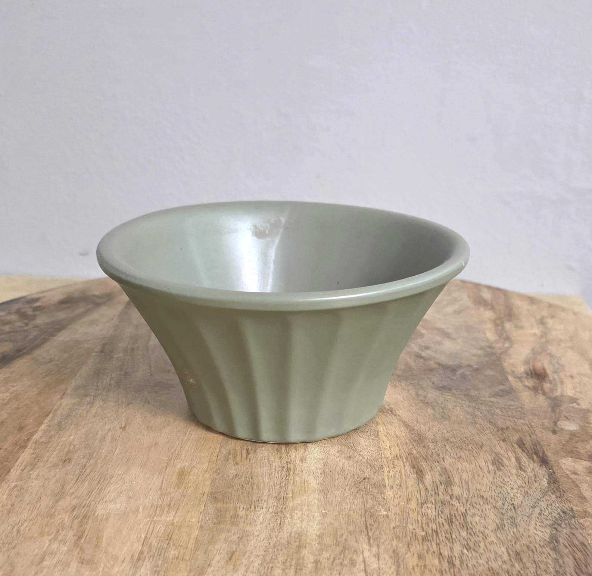 Vintage Green Glaze Econo-Line Floraline Planter