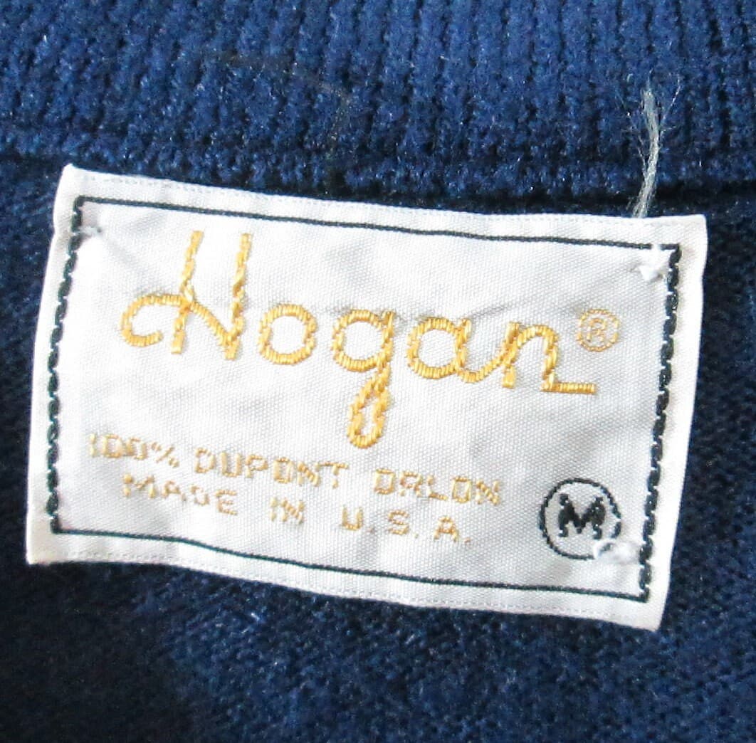 Vintage Braemar Men's Club / Golf Club Navy Sweater - Thumbnail 3