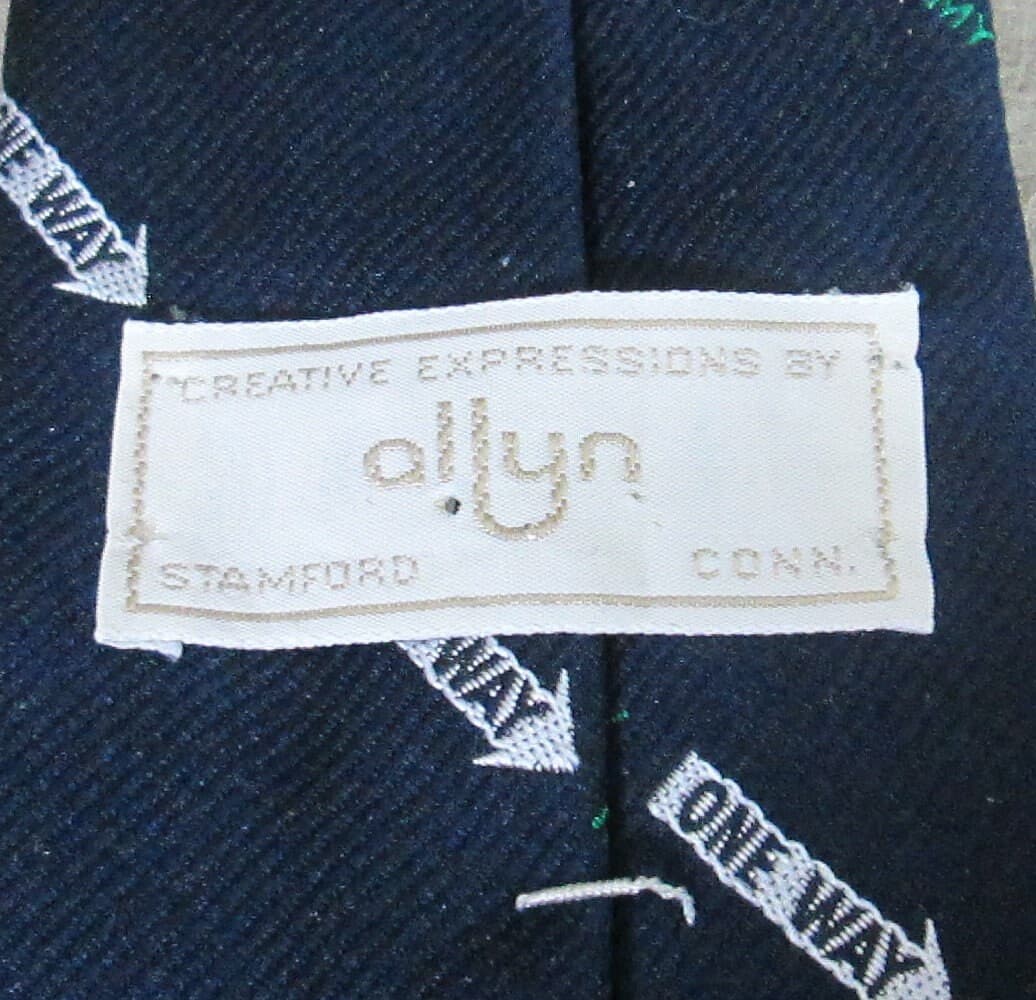 Vintage Allyn One Way, My Way Neck Tie - Thumbnail 3