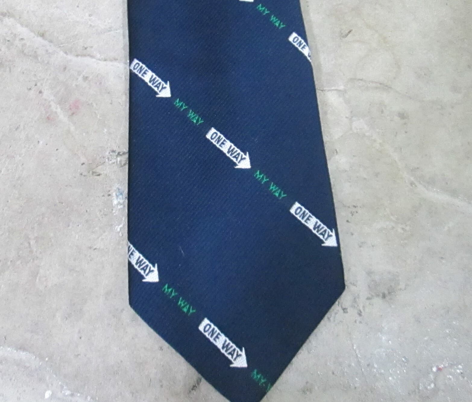 Vintage Allyn One Way, My Way Neck Tie - Thumbnail 2