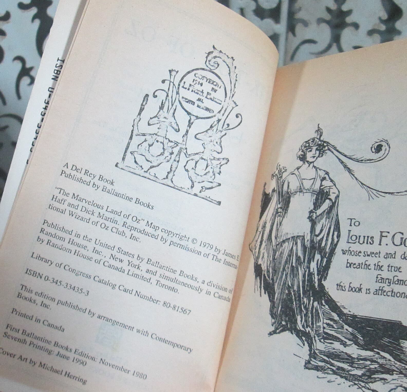 Tik-Tok of Oz by L. Frank Baum Del Rey Paperback Book, 1979 - Thumbnail 4