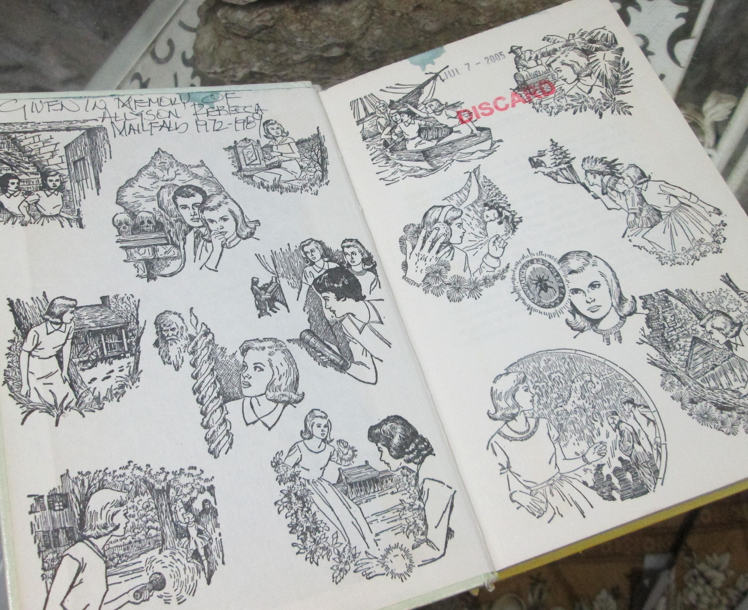 The Clue in the Crumbling Wall by Carolyn Keene, Nancy Drew Mystery #22, 1980s Edition - Thumbnail 3