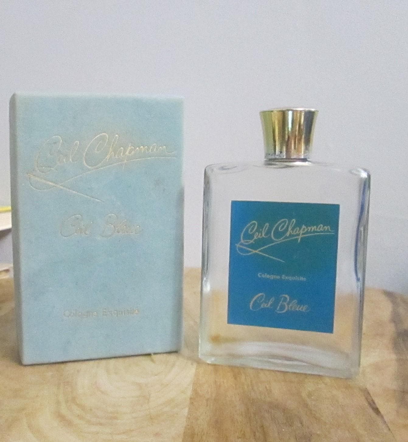 Vintage Ceil Chapman Ceil Bleue Perfume Bottle in Box
