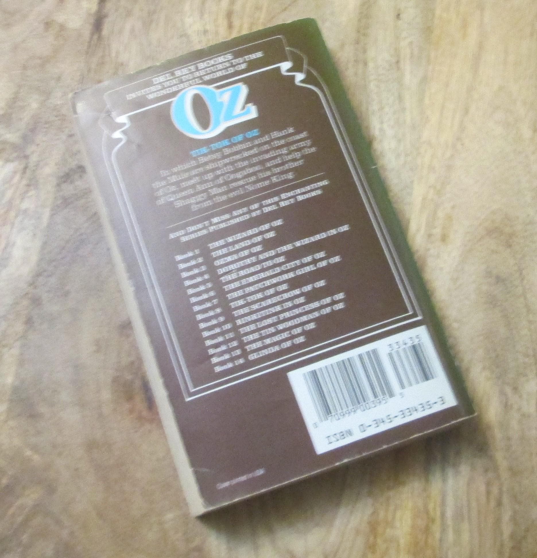 Tik-Tok of Oz by L. Frank Baum Del Rey Paperback Book, 1979 - Thumbnail 2