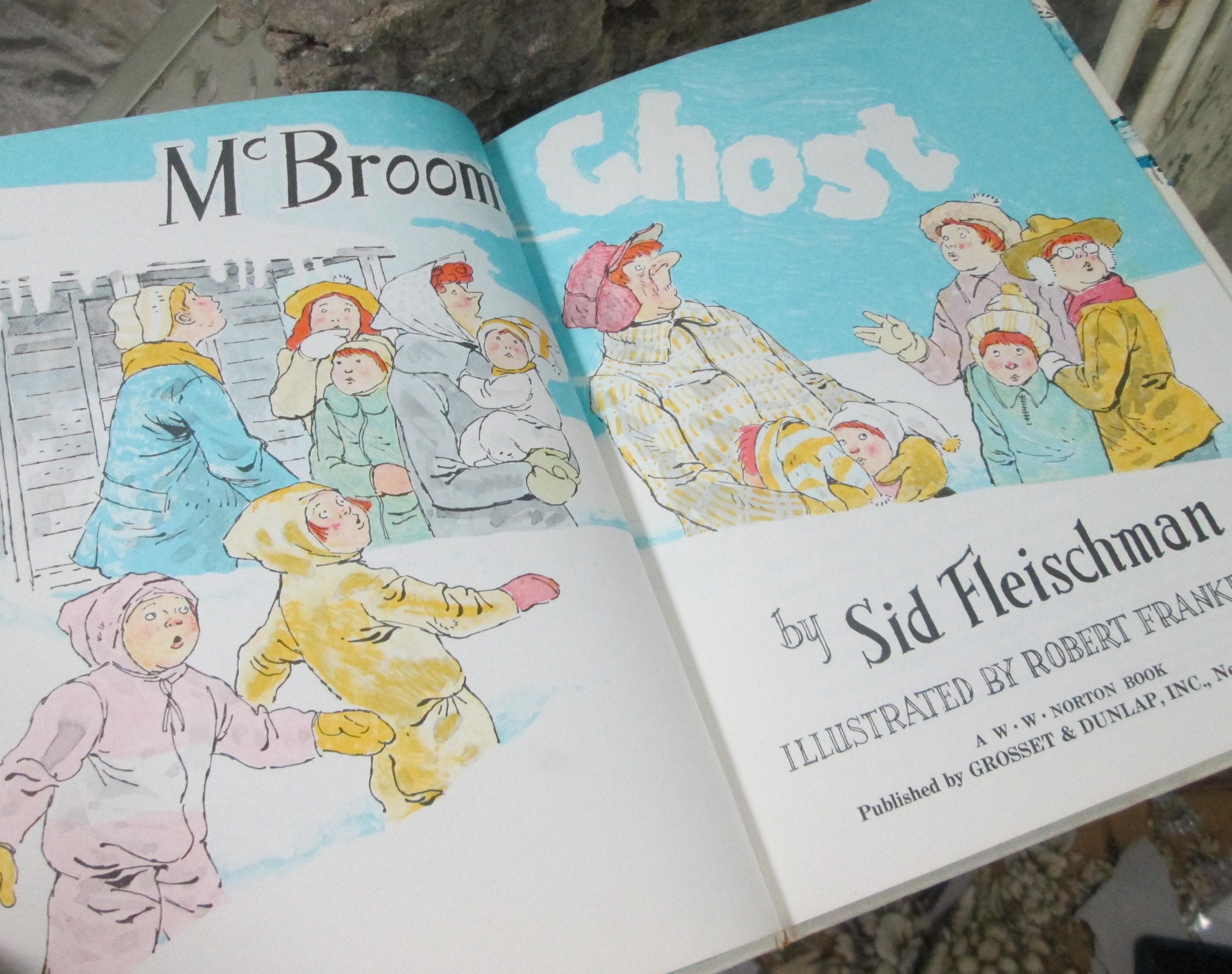 McBroom's Ghost by Sid Fleischman, Illustrated by Robert Frankenberg, 1971 Children's Book - Thumbnail 4