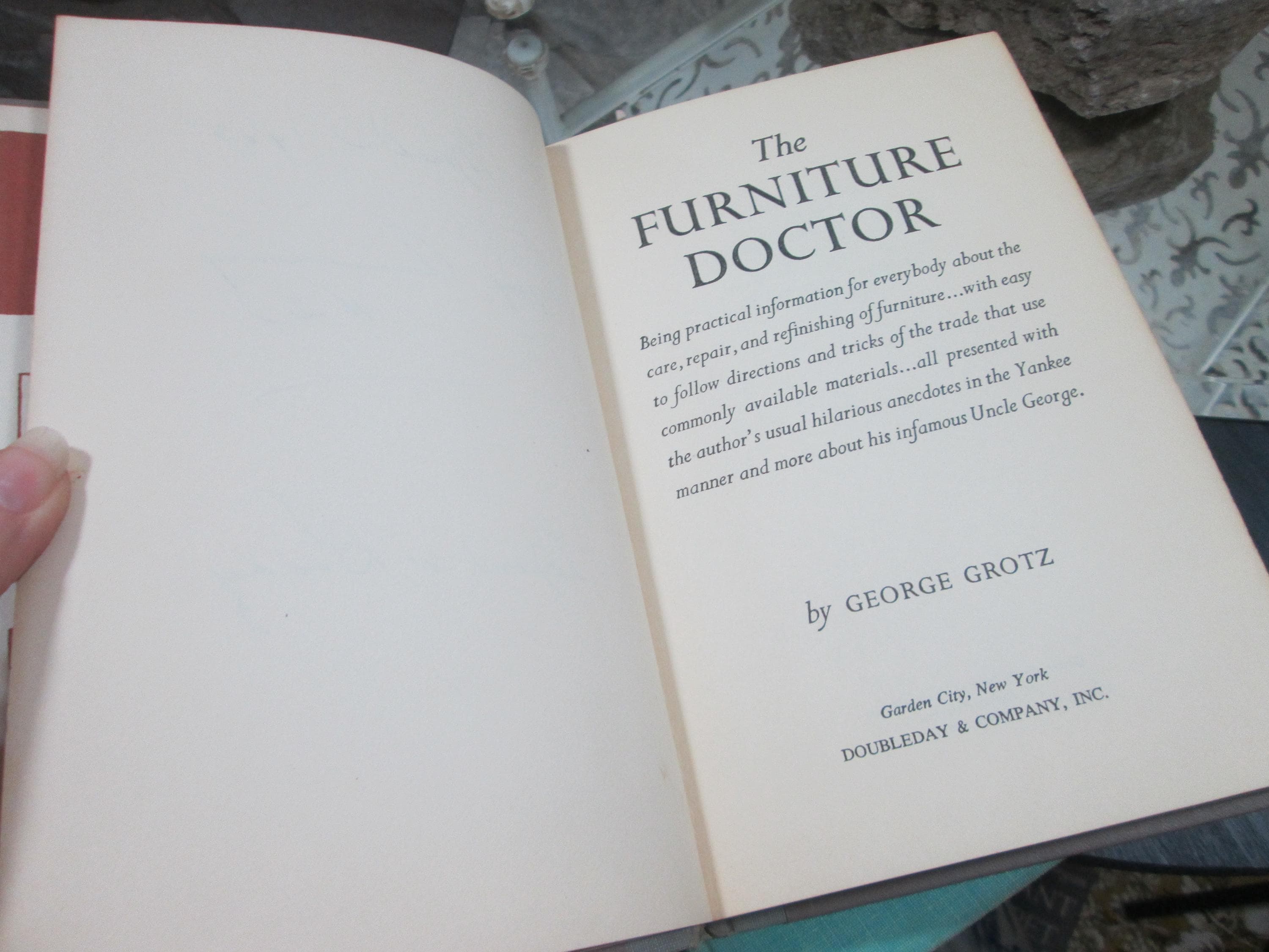 Furniture Doctor by George Grotz, 1962, Furniture Repair Book - Thumbnail 4
