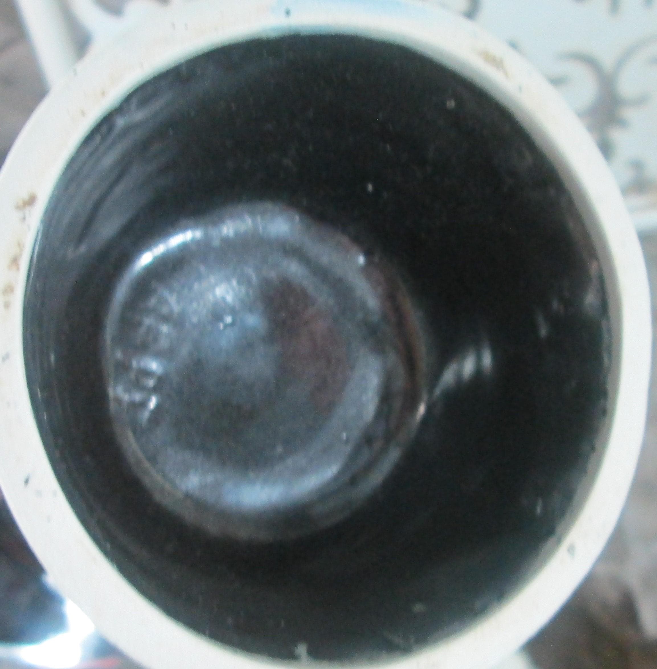 Vintage Drip Glaze Pottery Vase, AFPB? - Thumbnail 3