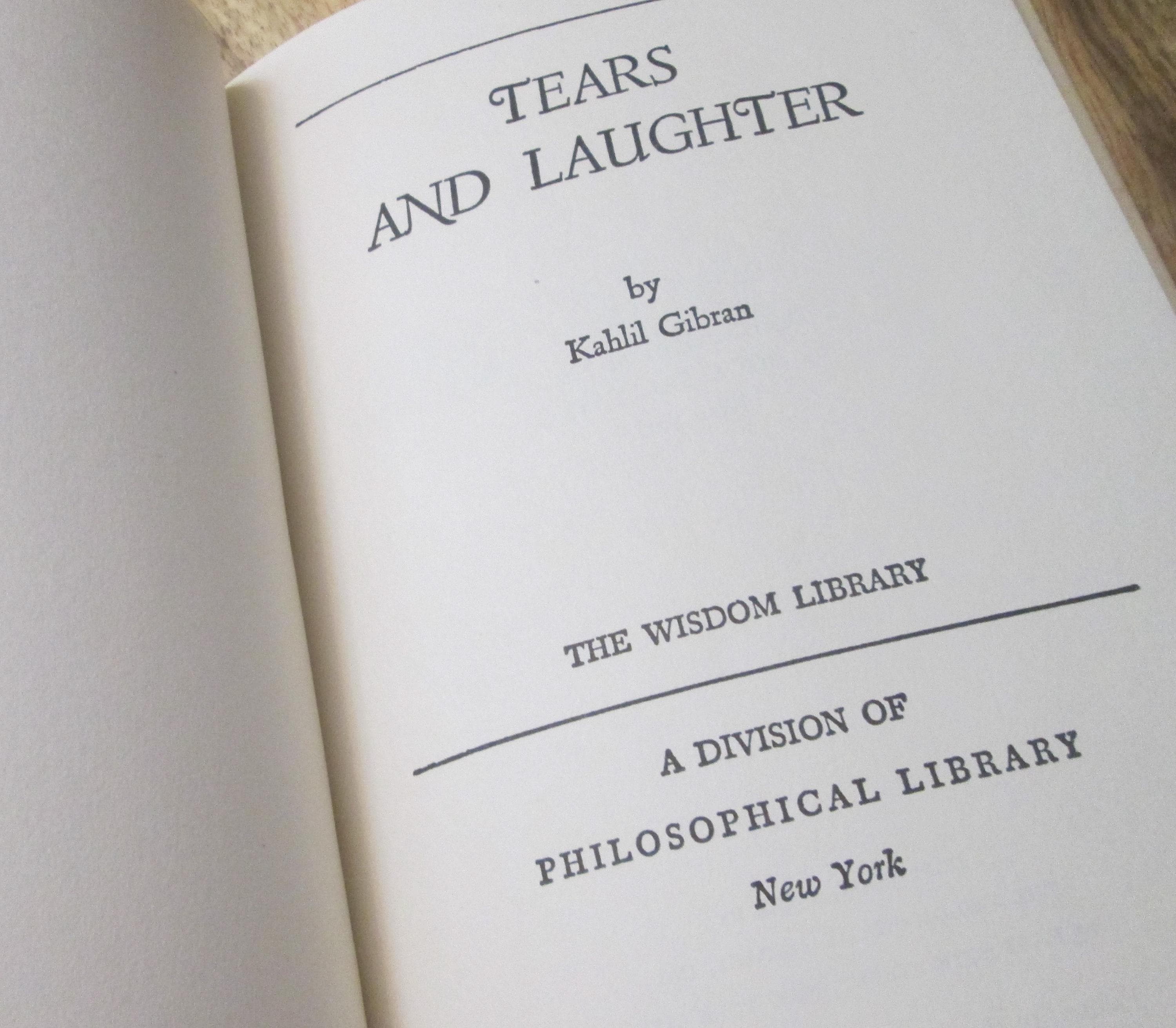 Tears and Laughter by Kahlil Gibran, 1949 - Thumbnail 3