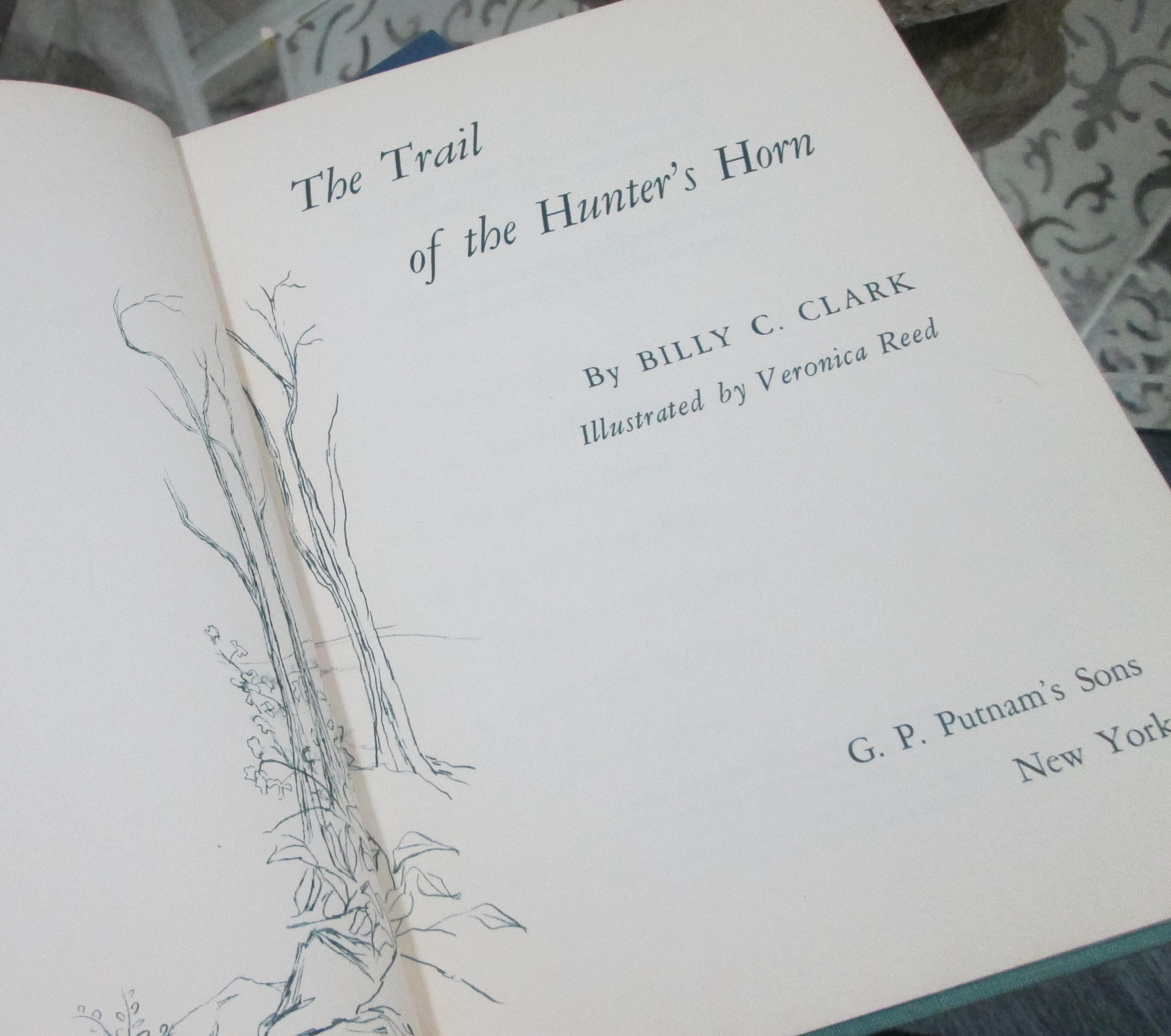 The Trail of the Hunter's Horn by Billy C. Clark, Illustrated by Veronica Reed, 1957 - Thumbnail 3