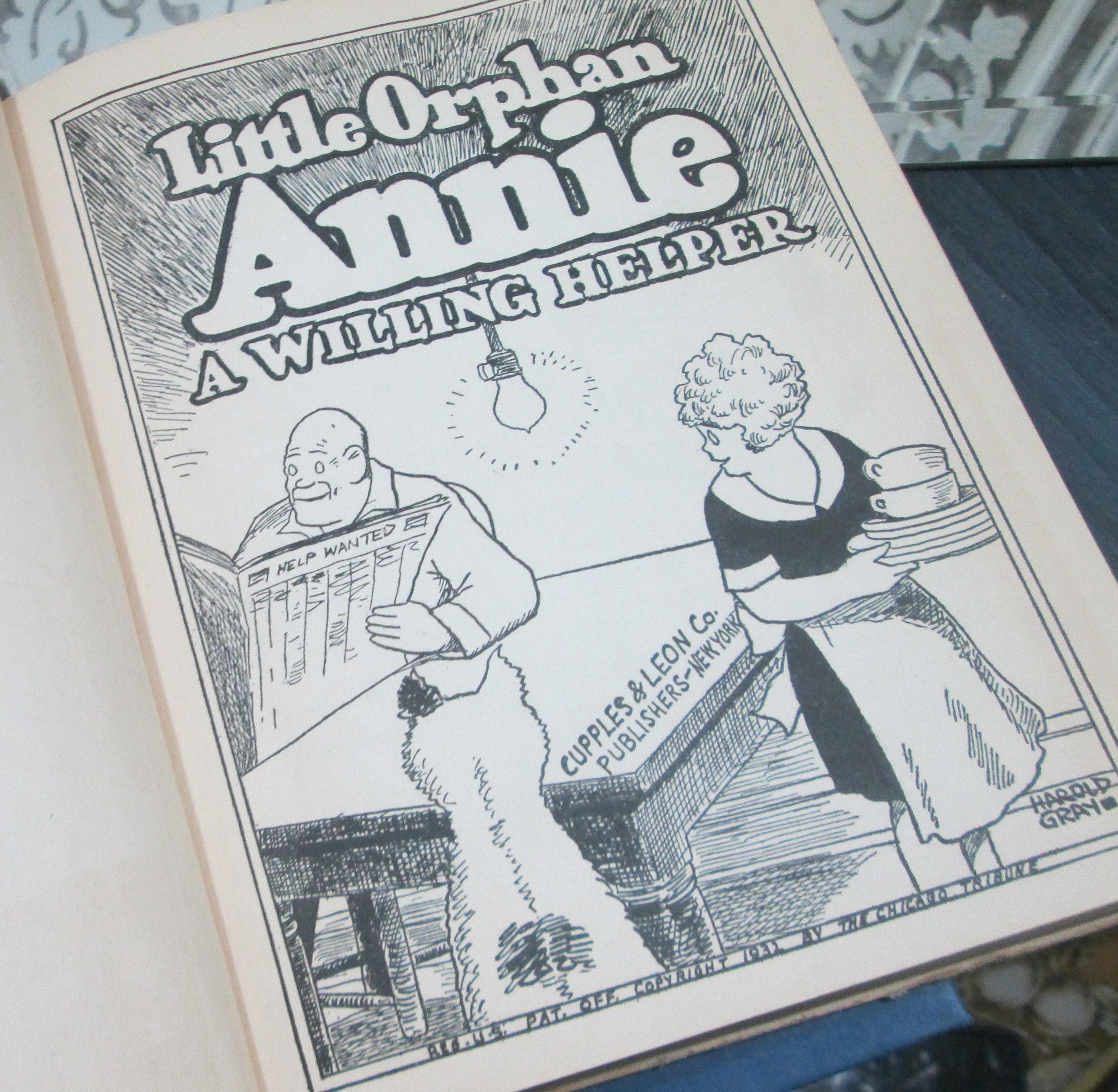 Vintage Little Orphan Annie A Willing Helper Book, 1932 - Thumbnail 5