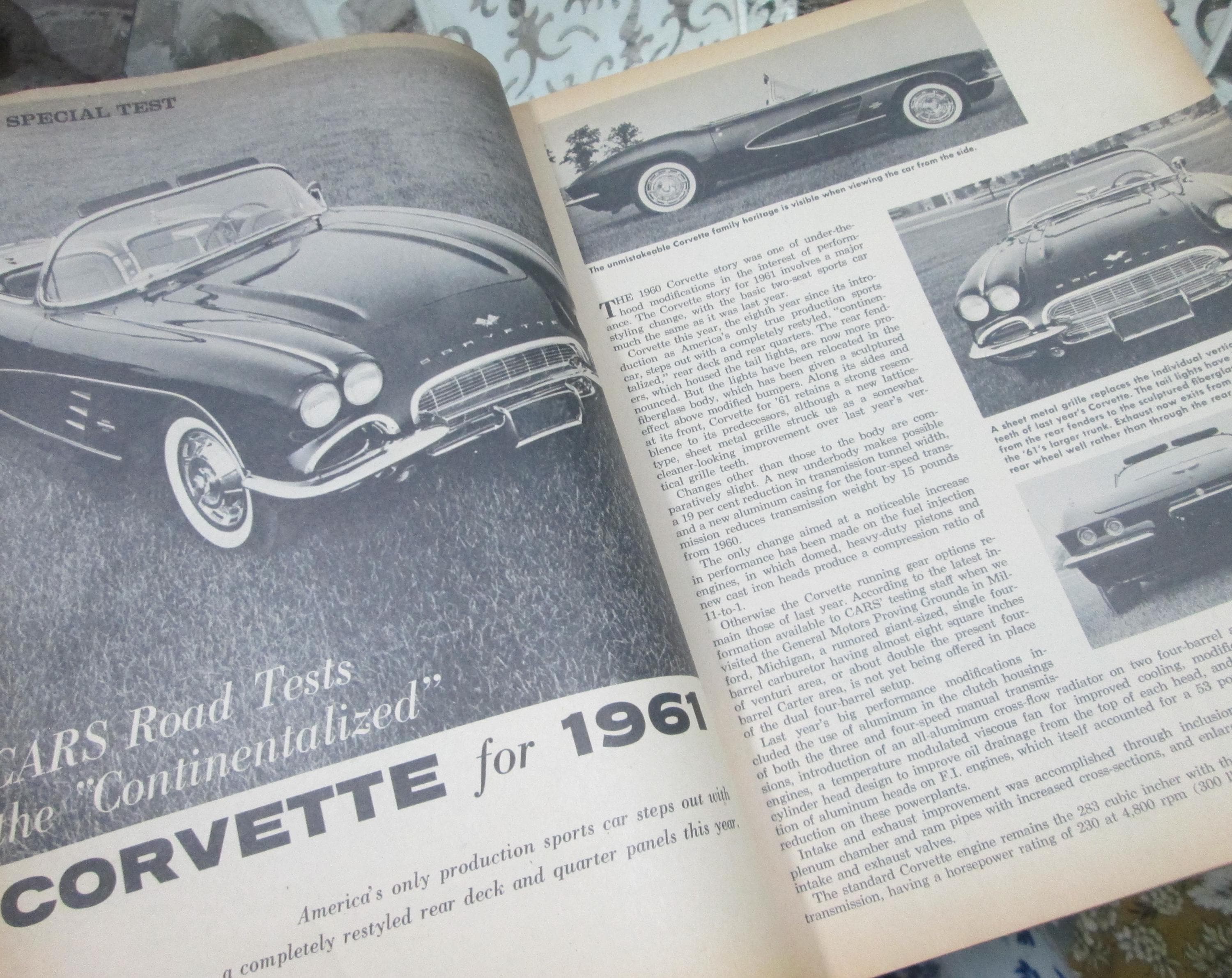 Cars The Automotive Magazine, January 1961, Corvette vs. Thunderbird - Thumbnail 3