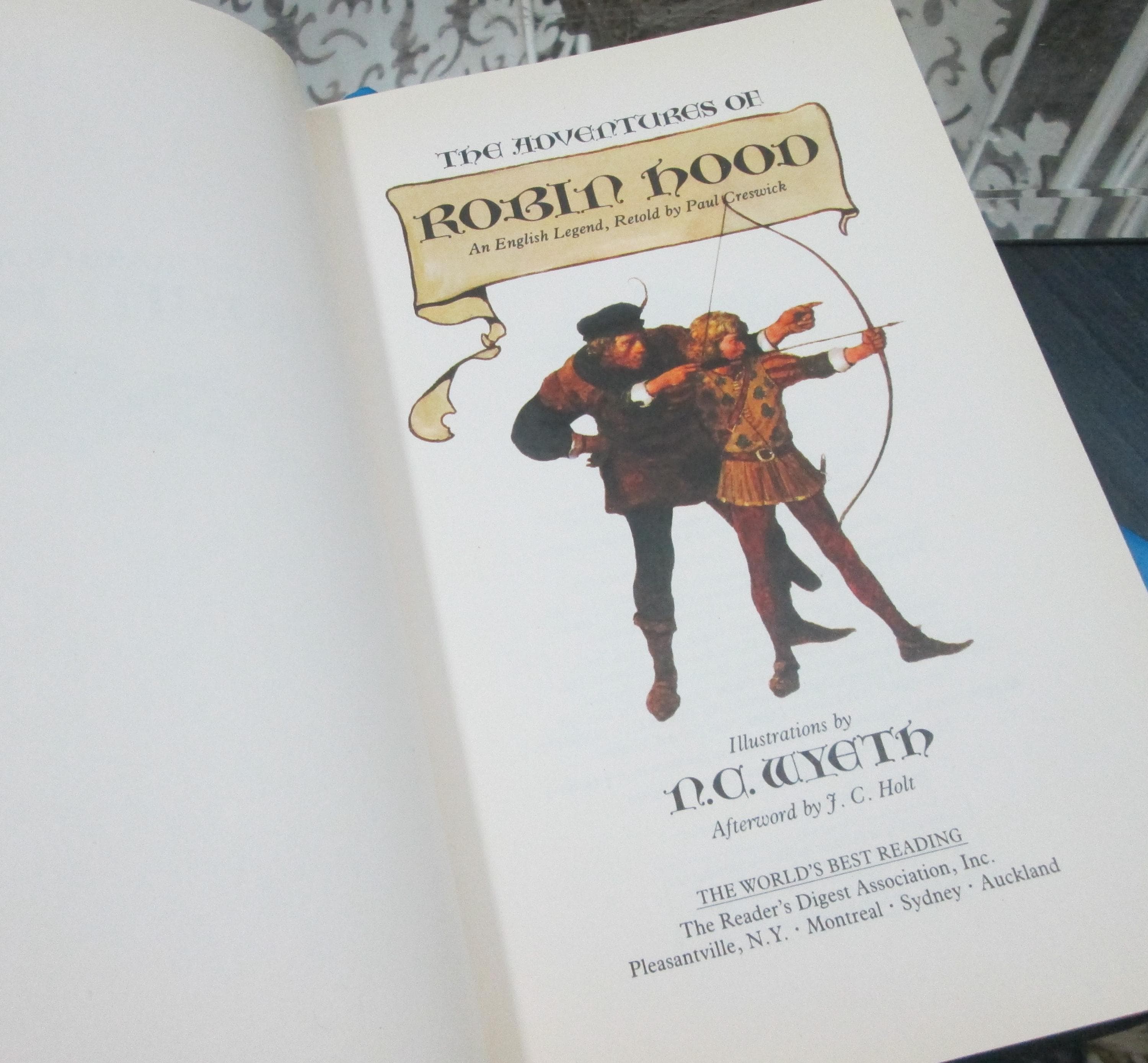 The Adventures of Robin Hood by Paul Creswick, Illustrations by N.C. Wyeth, 1991 Edition. - Thumbnail 3
