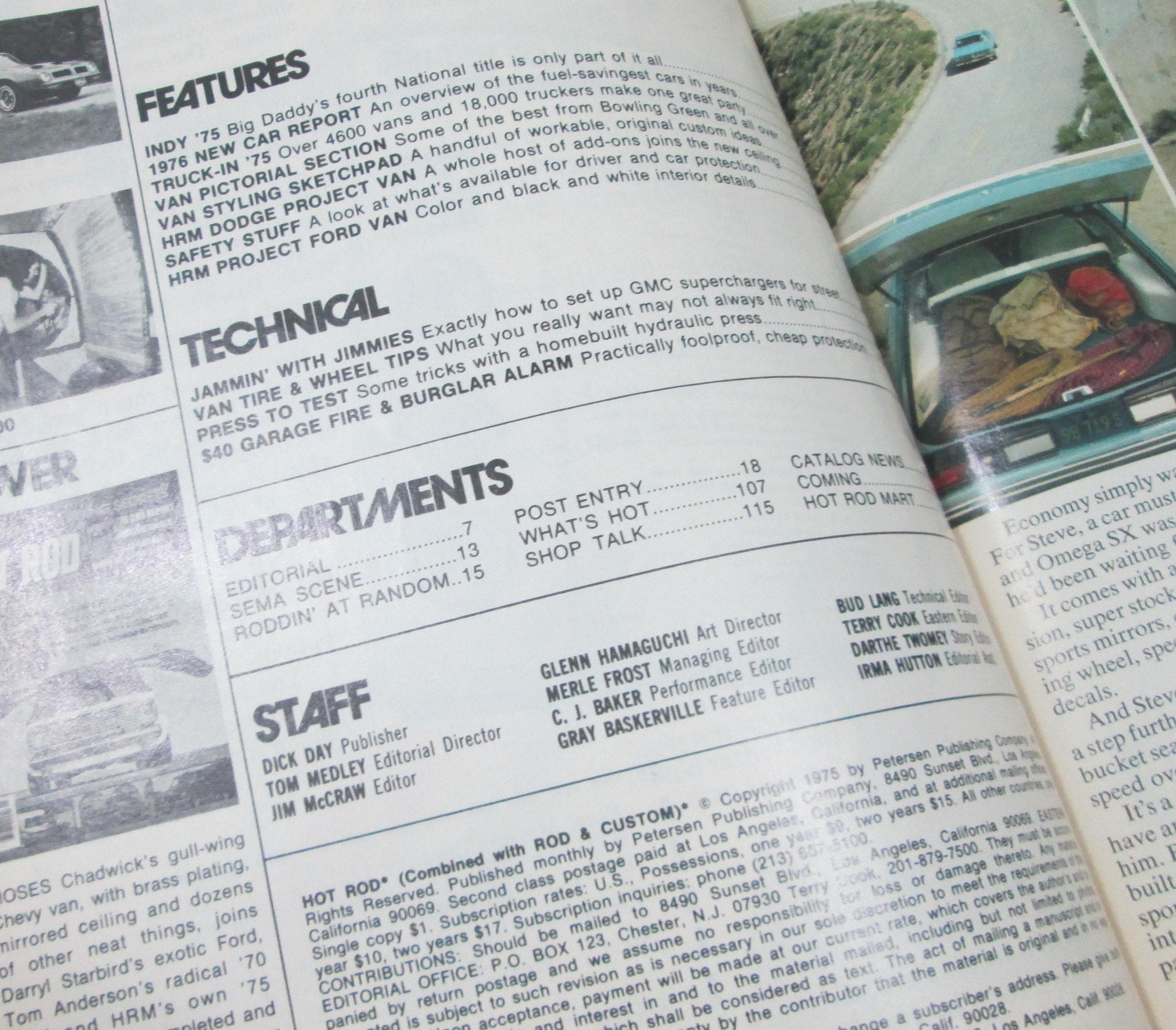 Vintage Hot Rod Magazine, November 1975, Special Vans Issue - Thumbnail 2