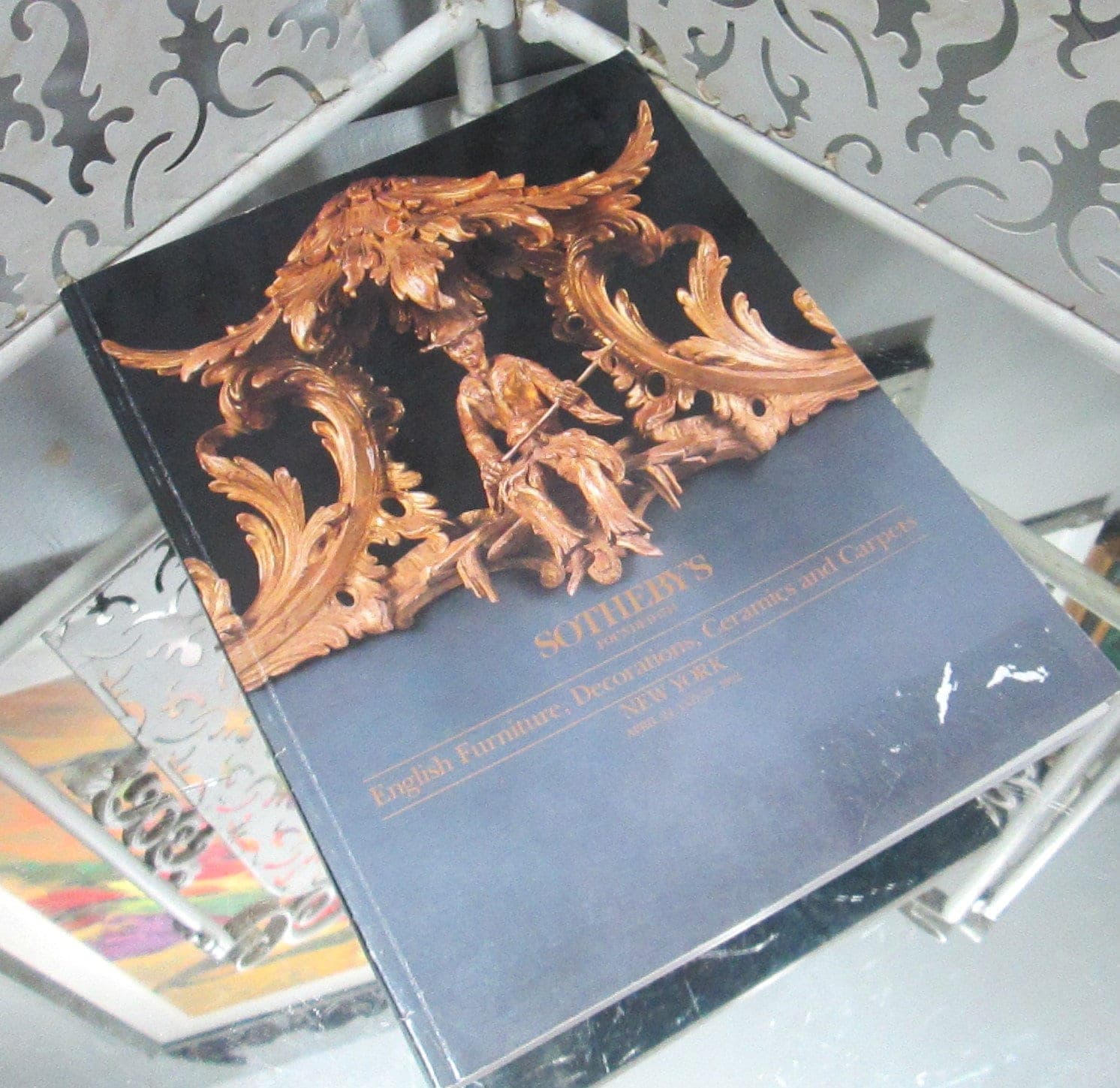 Vintage Sotheby's Catalog for English Furniture, Decorations, Ceramics & Carpets, 1992