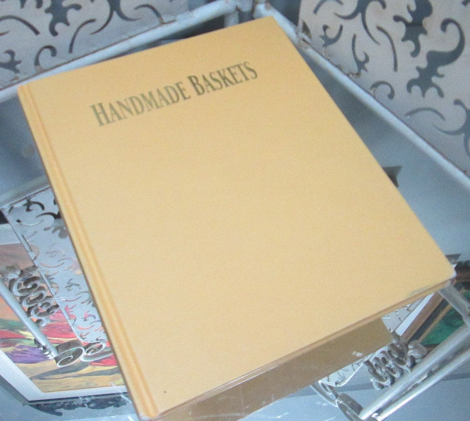 Vintage Book on Basketweaving: Handmade Baskets, 1991