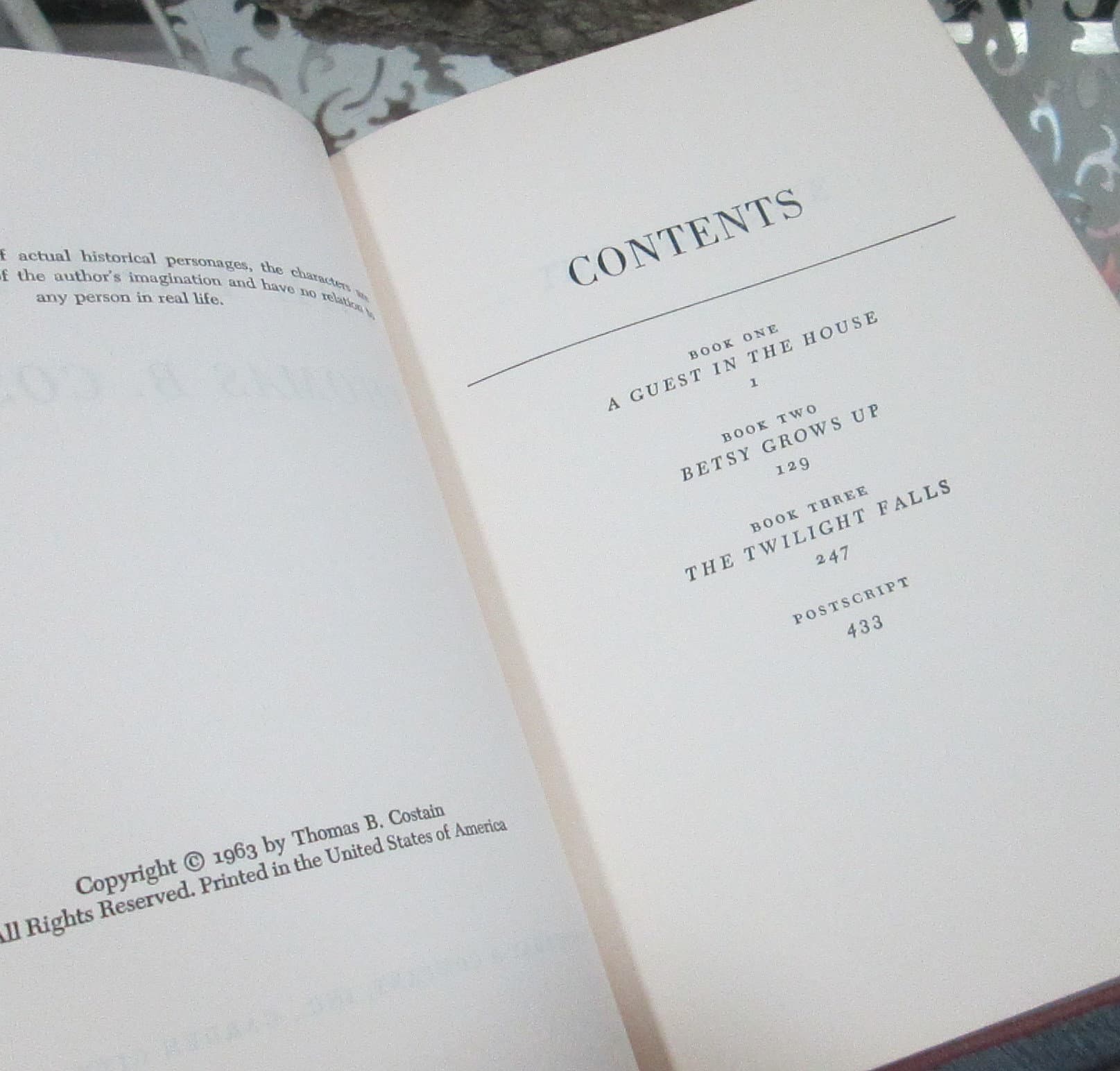 Vintage Edition The Last Love by Thomas Costain, 1963 - Thumbnail 3