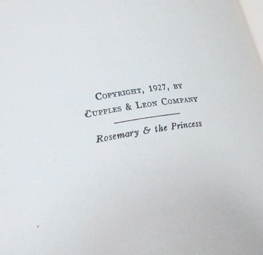 Vintage Edition Rosemary and the Princess, 1927, Thelma Gooch Illustration - Thumbnail 3