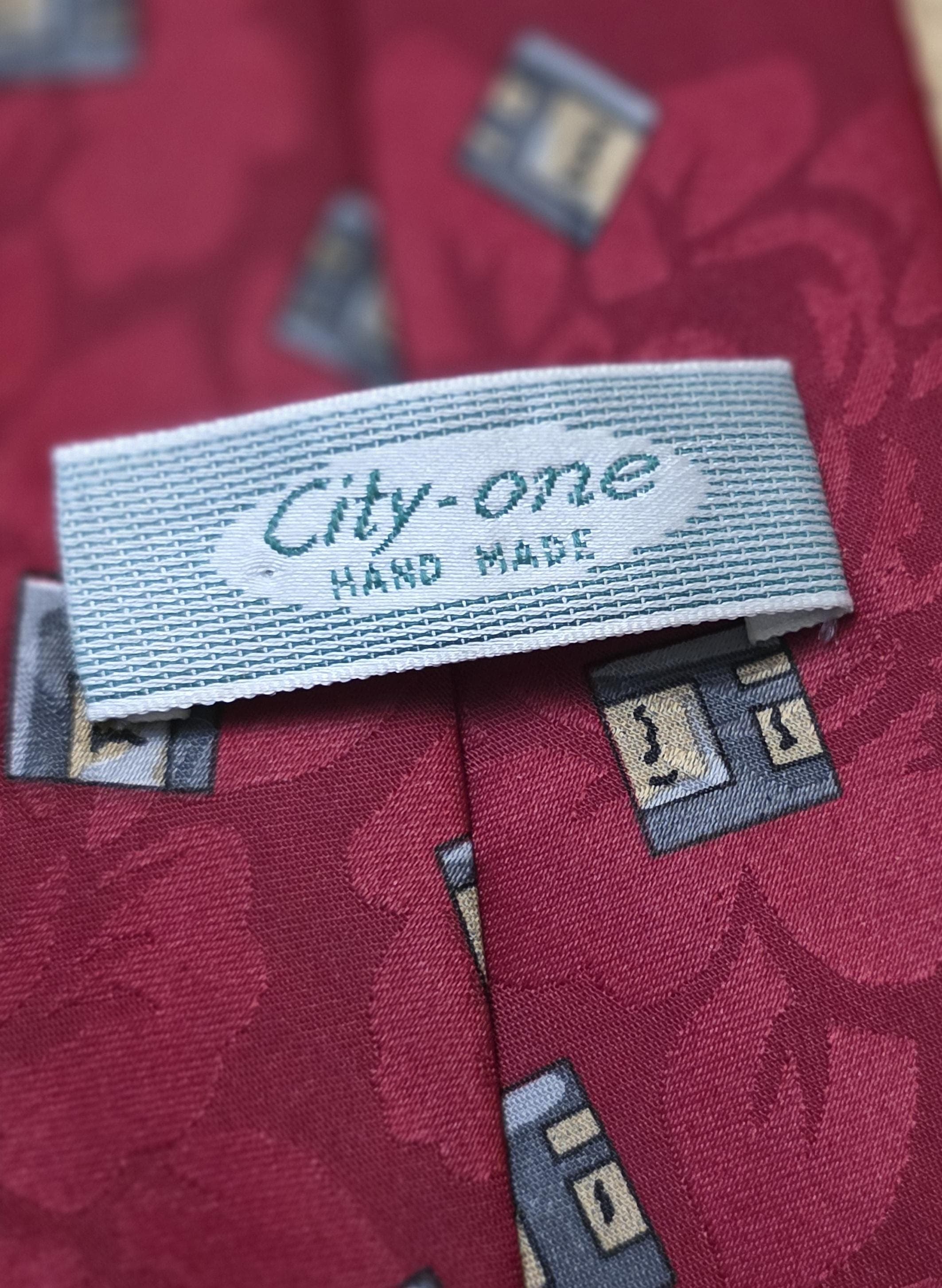 Vintage 90's Computer Themed Tie - Thumbnail 2