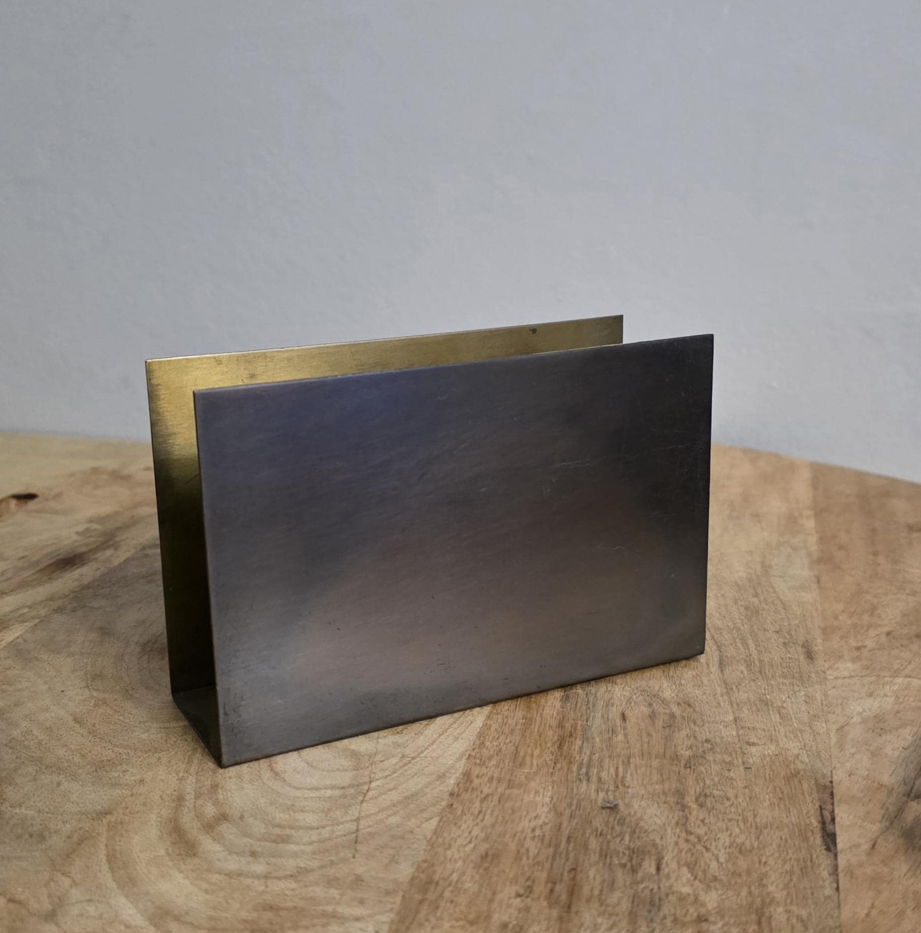 Vintage 1930's Bronze Metal Desk Calendar - Thumbnail 3