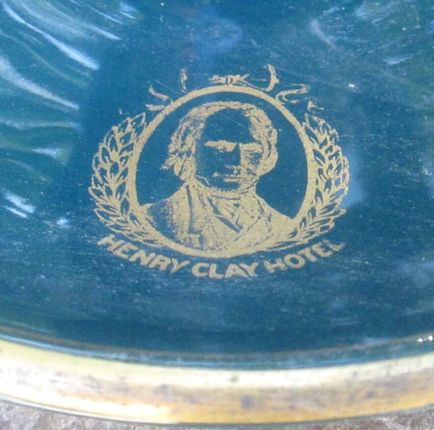 Vintage Fraunfelter Restaurant Ware Henry Clay Hotel Chamberstick Candle Holder - Thumbnail 2