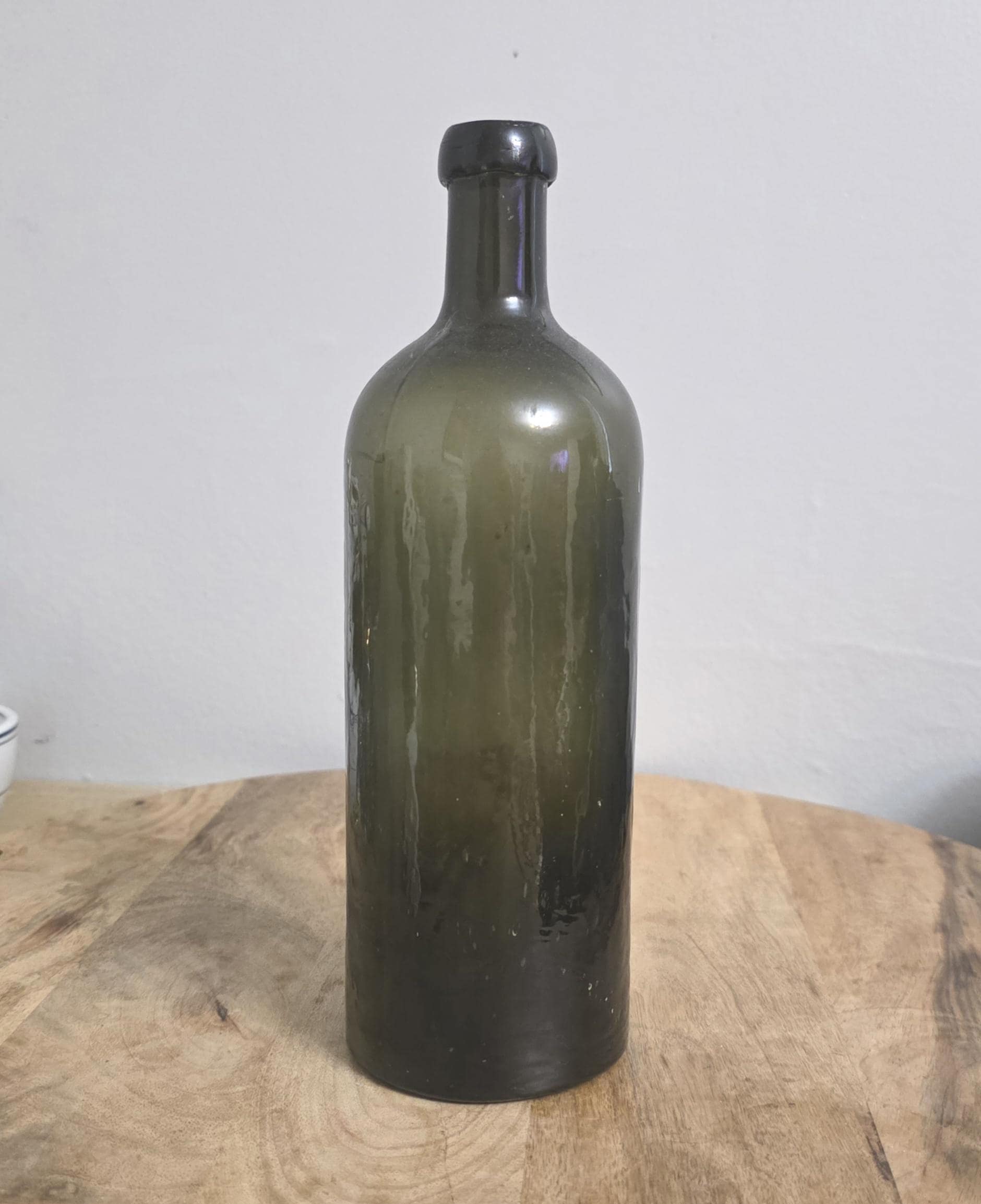 Vintage Green Glass Hunyadi Janos Saxlehner’s Bitterquelle Bottle