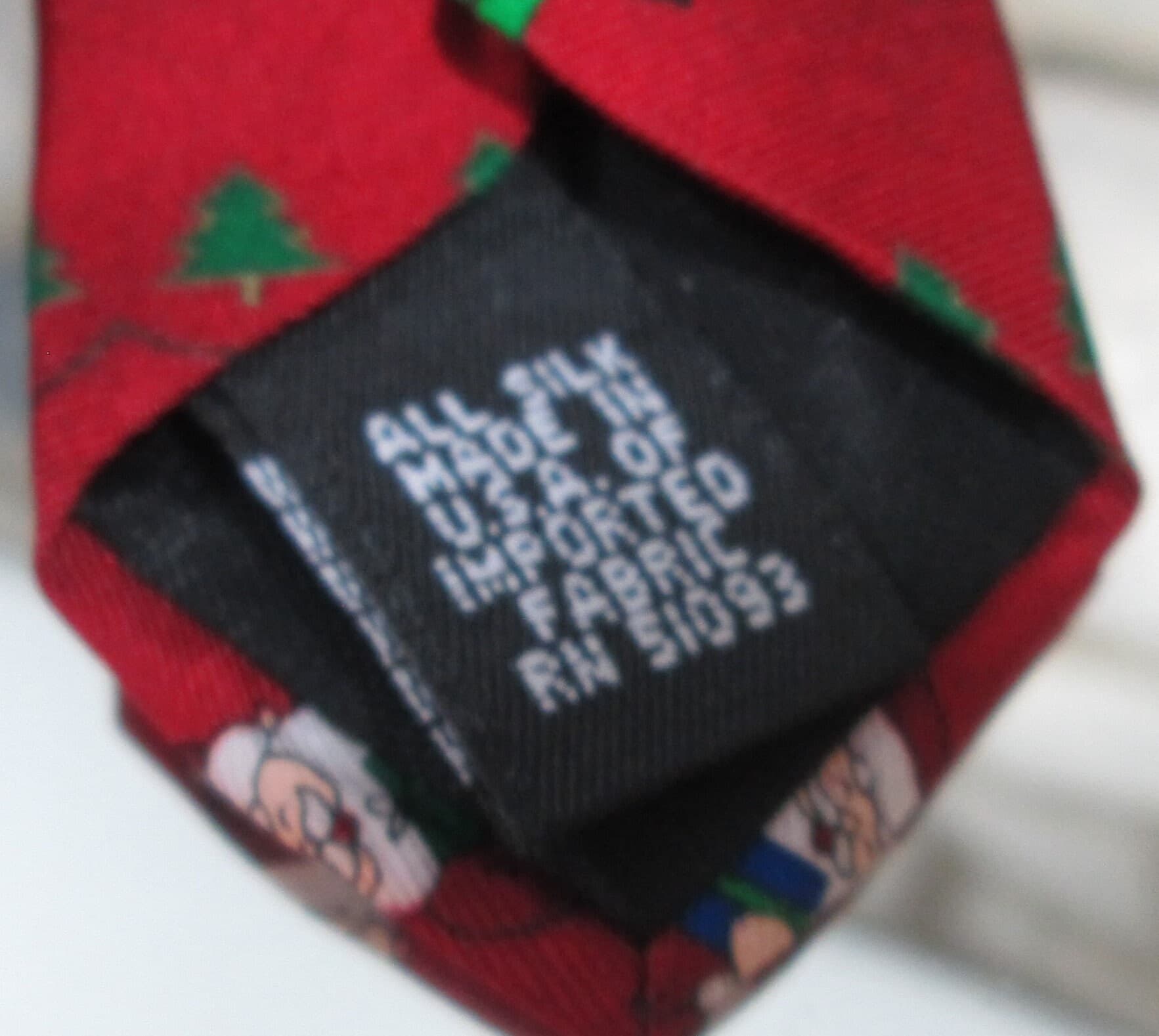 Vintage Hallmark Silk Santa Claus Tie - Thumbnail 4