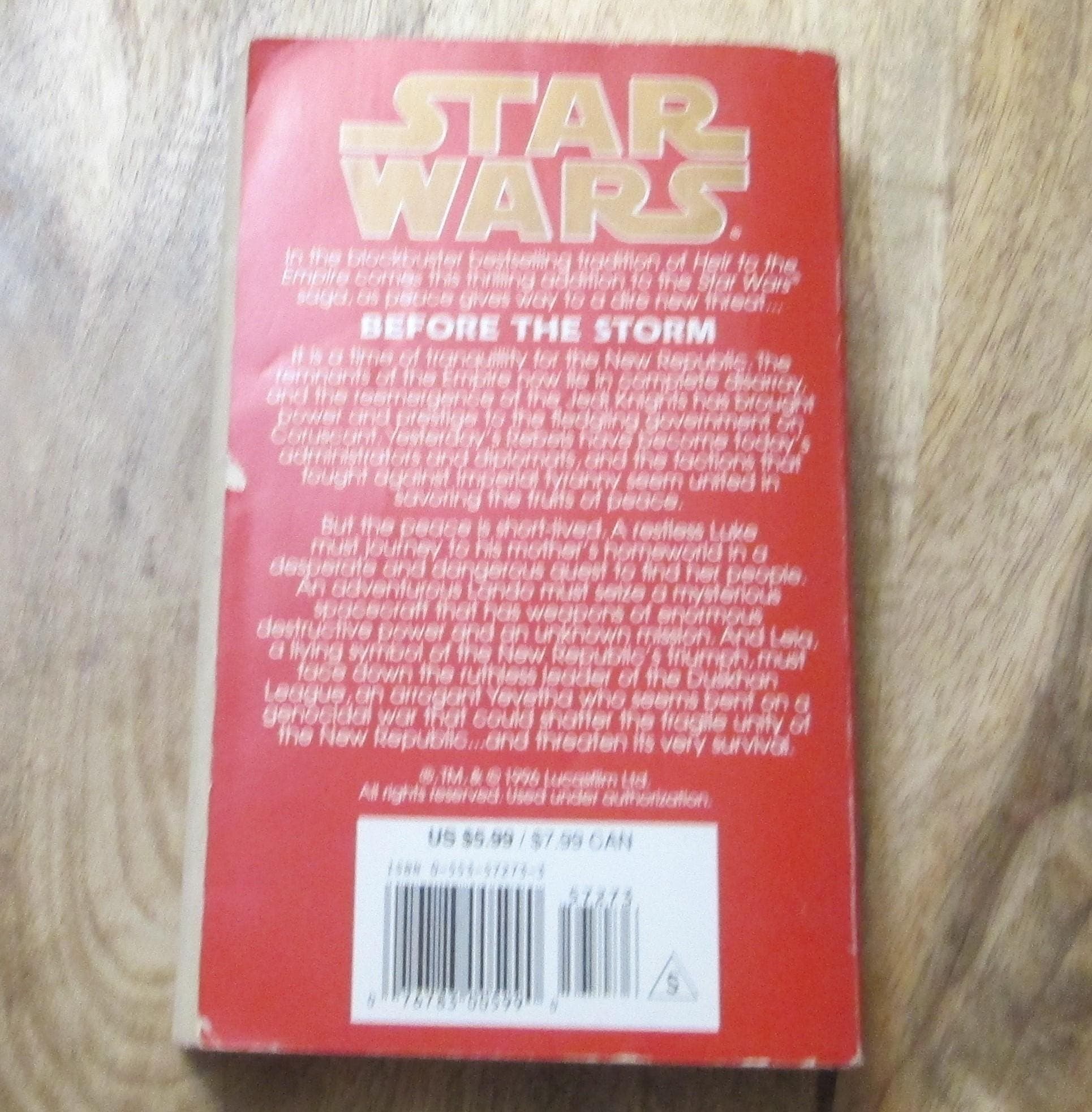 Star Wars, Before the Storm by Michael P. Kube-McDowell, 1996 - Thumbnail 3