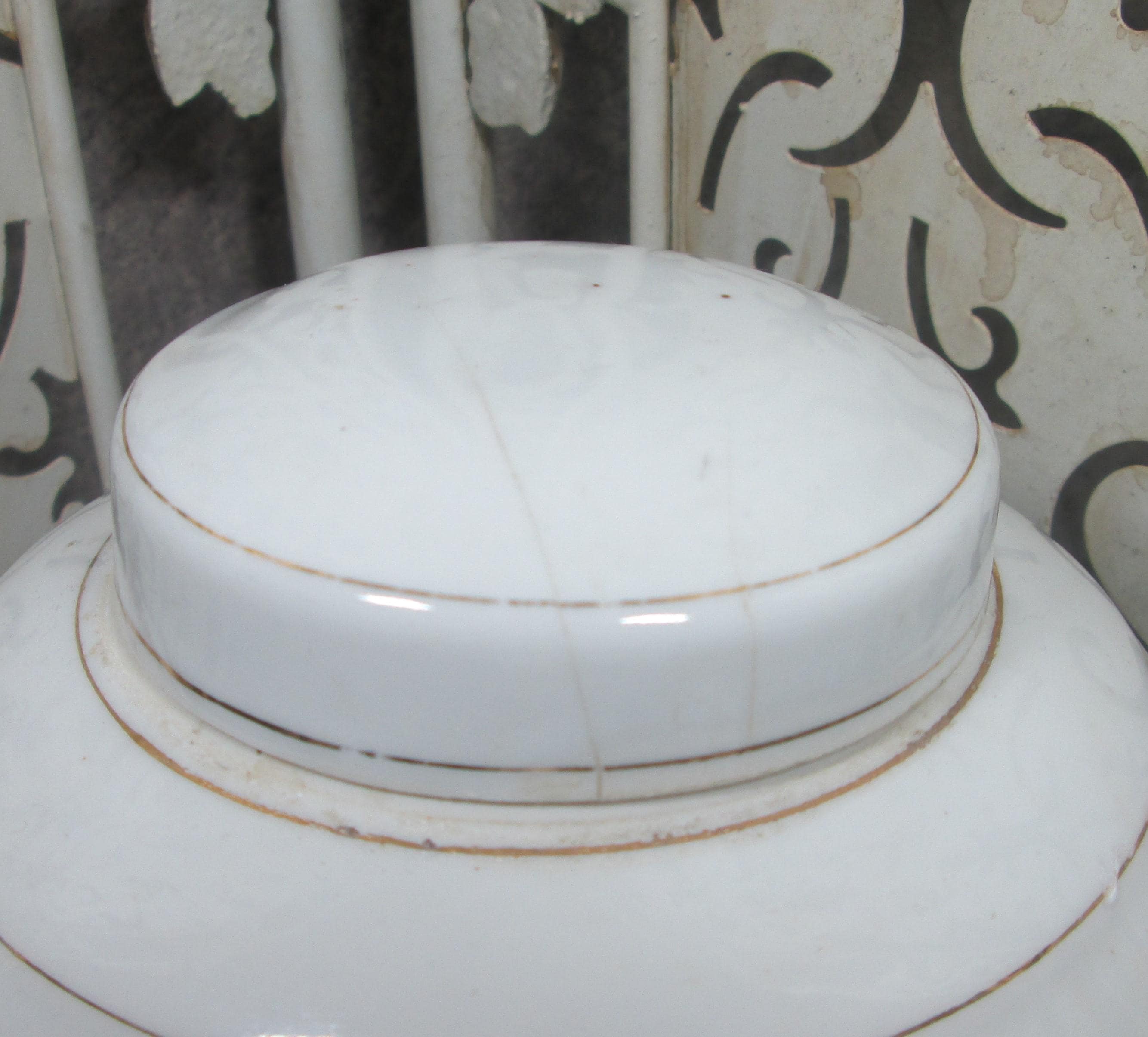 Vintage Chinese Hand Decorated Script Ginger Jar - Thumbnail 3