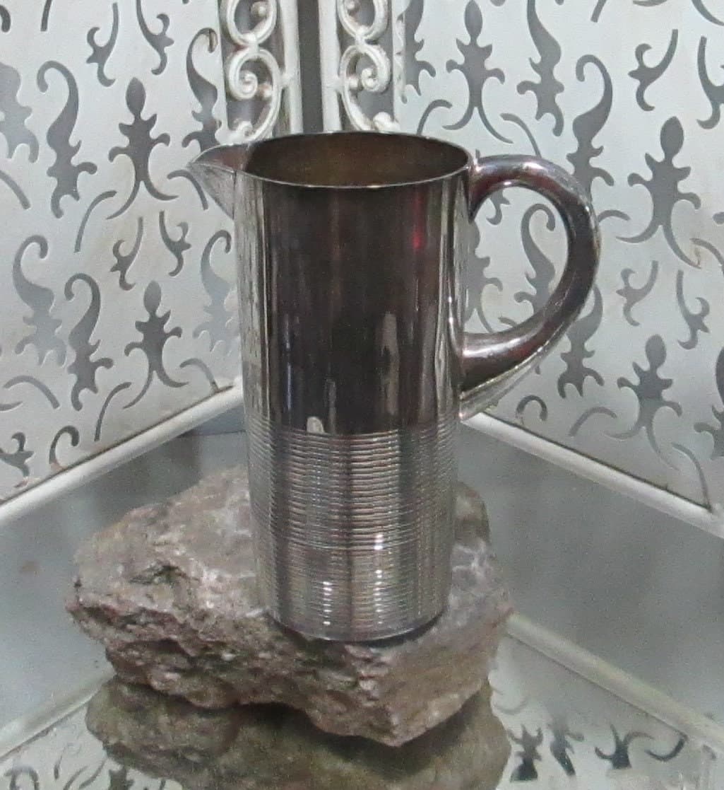 Vintage Department 56 Silverplate Pitcher