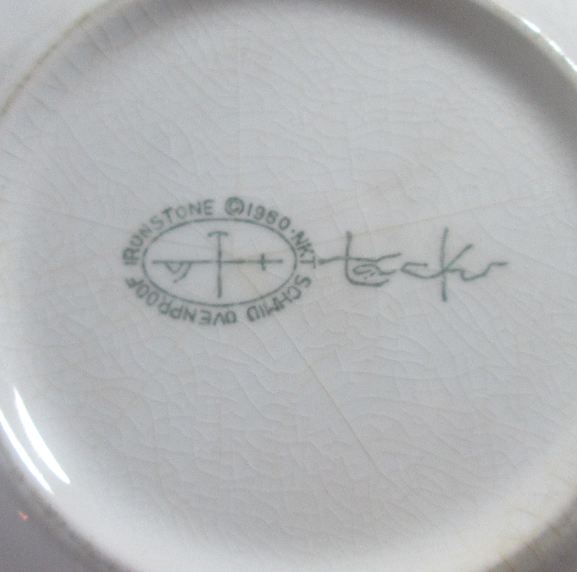 Vintage LaGardo Tackett White Bowl, 1960 - Thumbnail 5