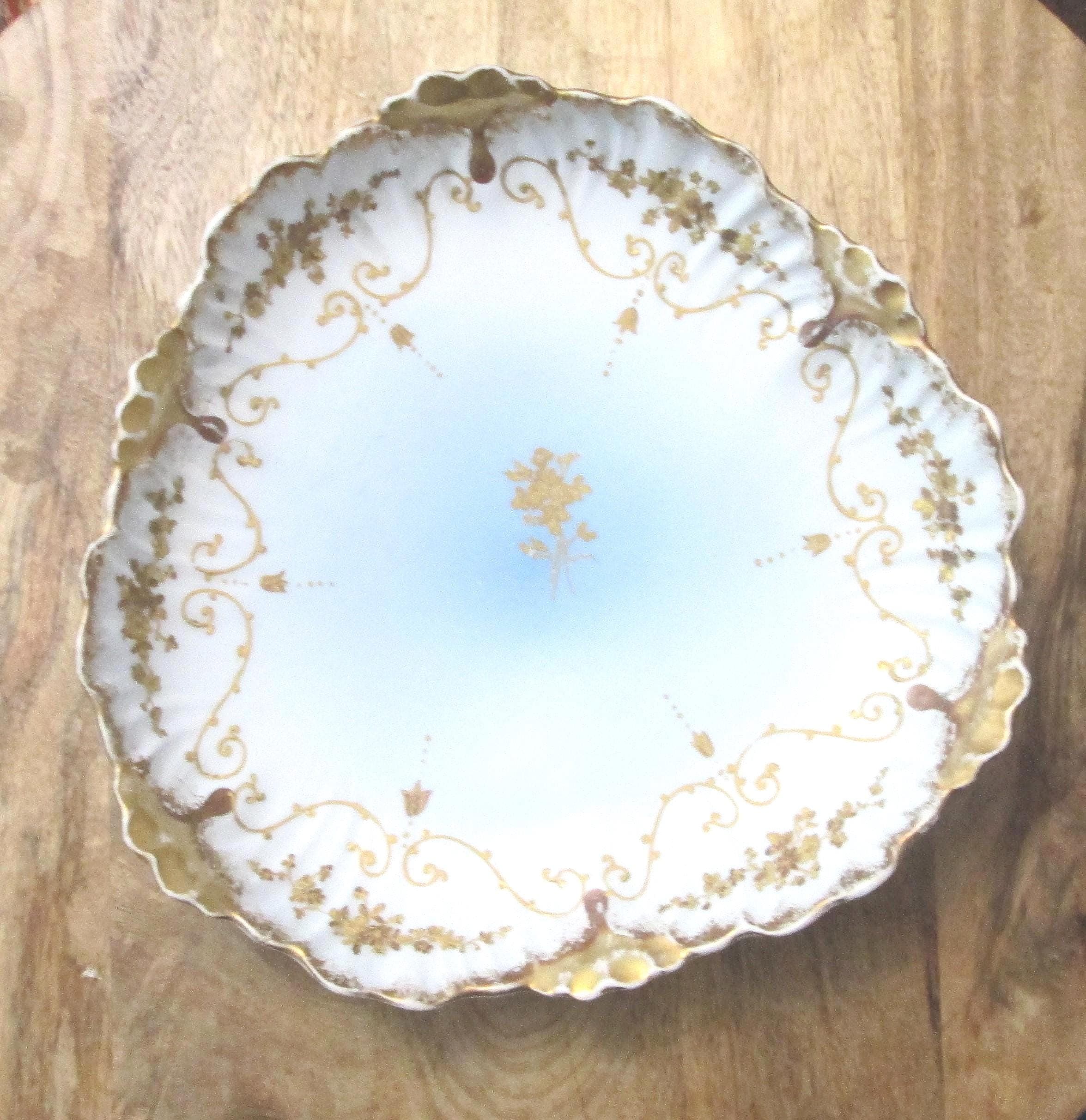 Vintage Limoges France Porcelain Plate Tray