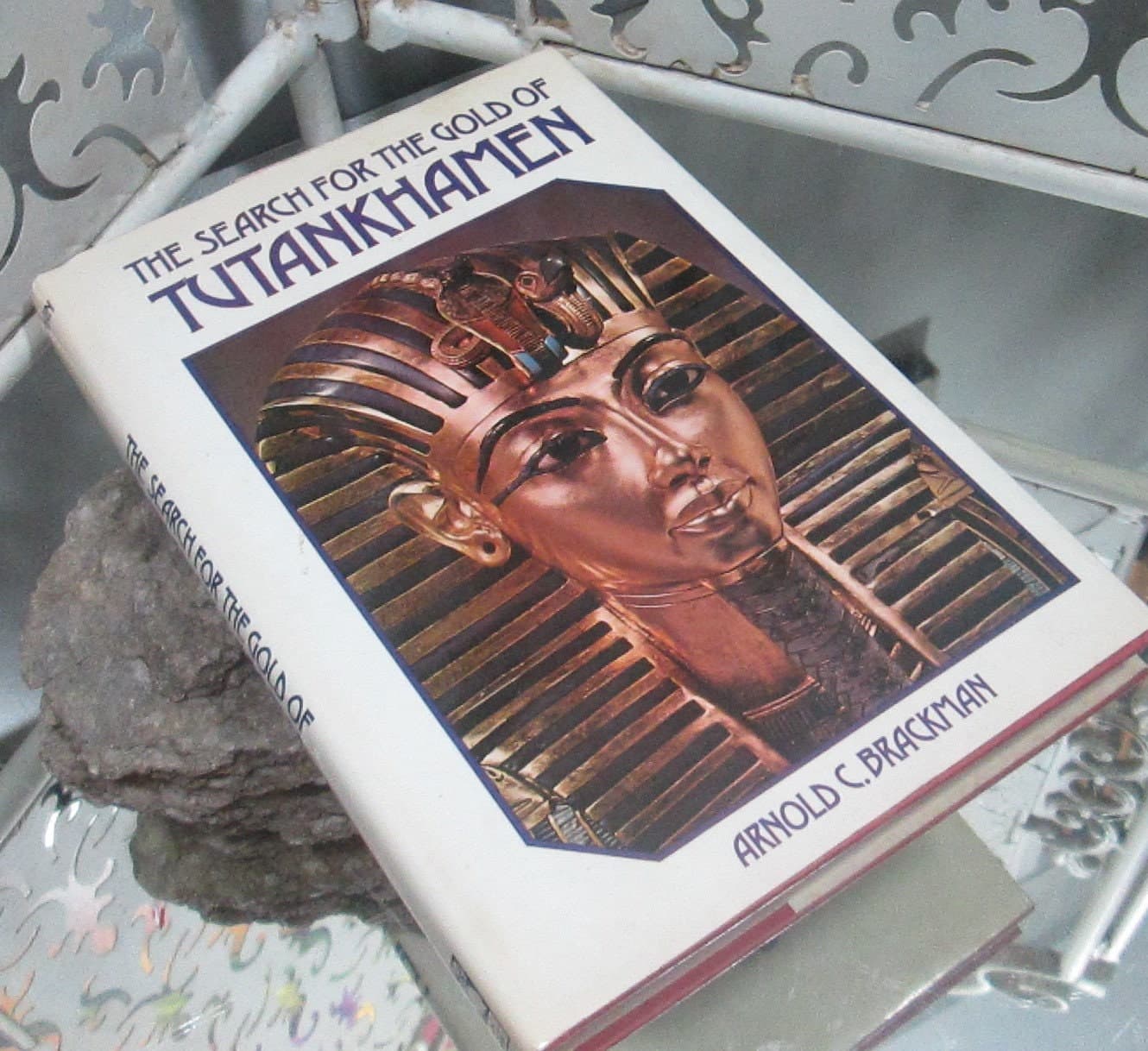 Vintage Book The Search for the Gold of Tutanhamen, 1976
