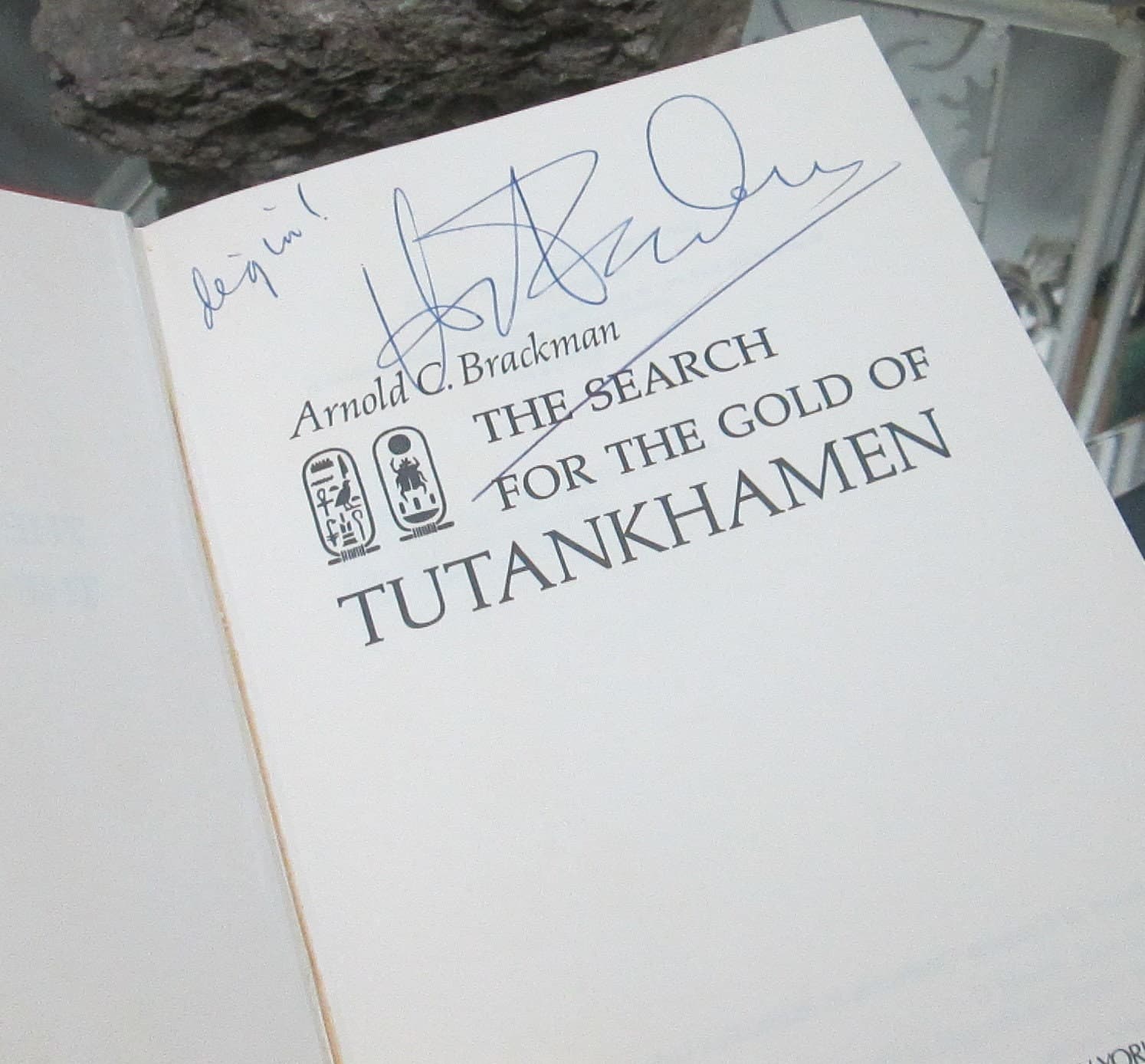 Vintage Book The Search for the Gold of Tutanhamen, 1976 - Thumbnail 2
