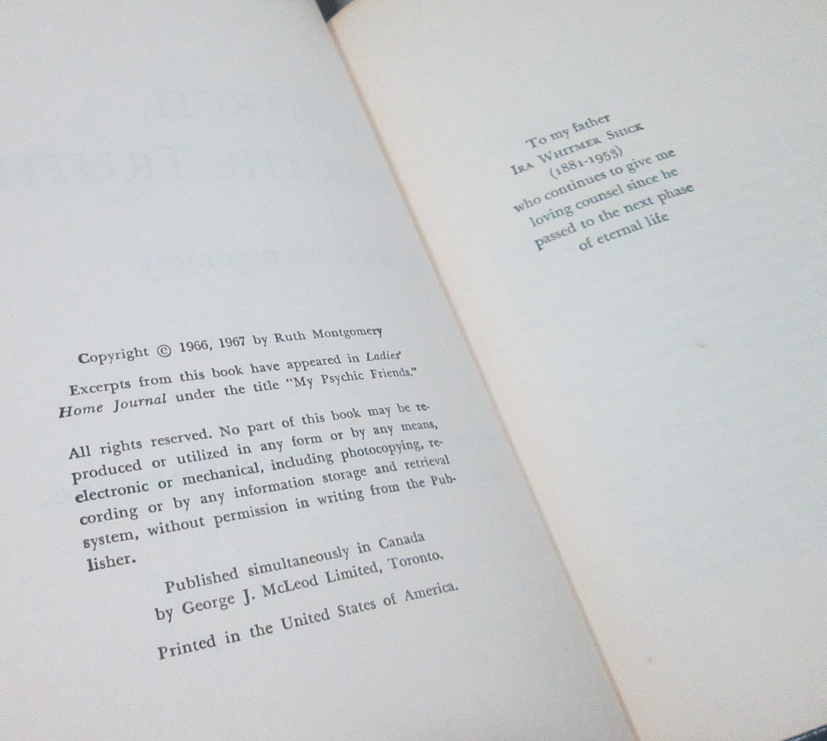 Vintage Book Search for the Truth by Ruth Montgomery, 1967 - Thumbnail 3