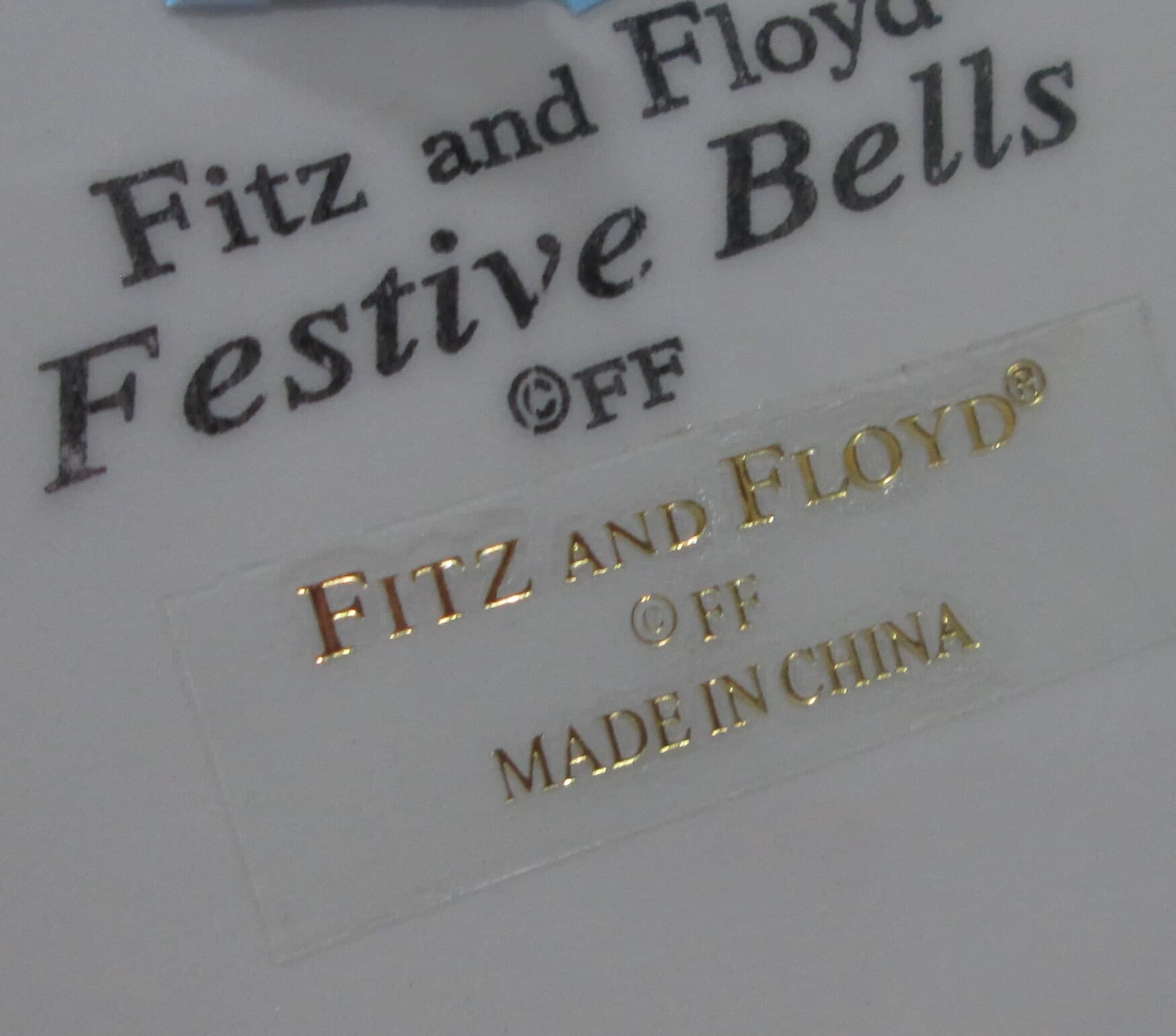 Fitz & Floyd Vintage Bells Open Sleigh Christmas Planter - Thumbnail 2