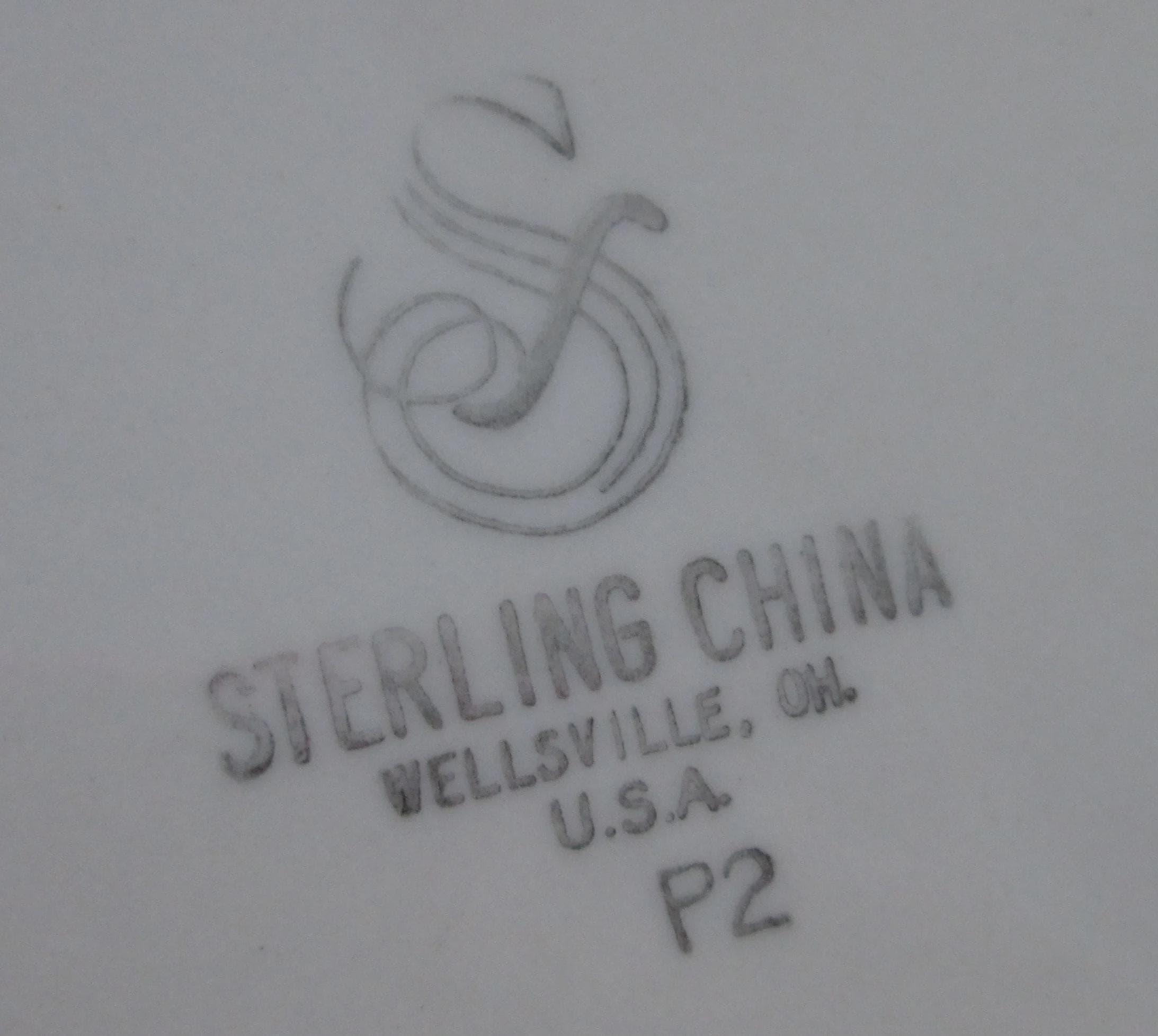 Sterling China Brown Rim Restaurant Ware Platter - Thumbnail 2