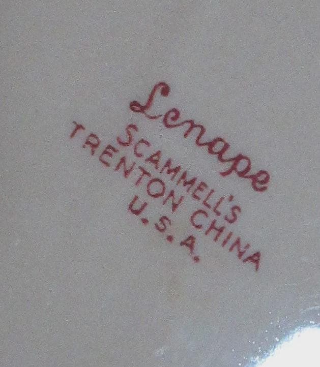 Vintage Scammell's Trenton Restaurant Ware Platter - Thumbnail 3